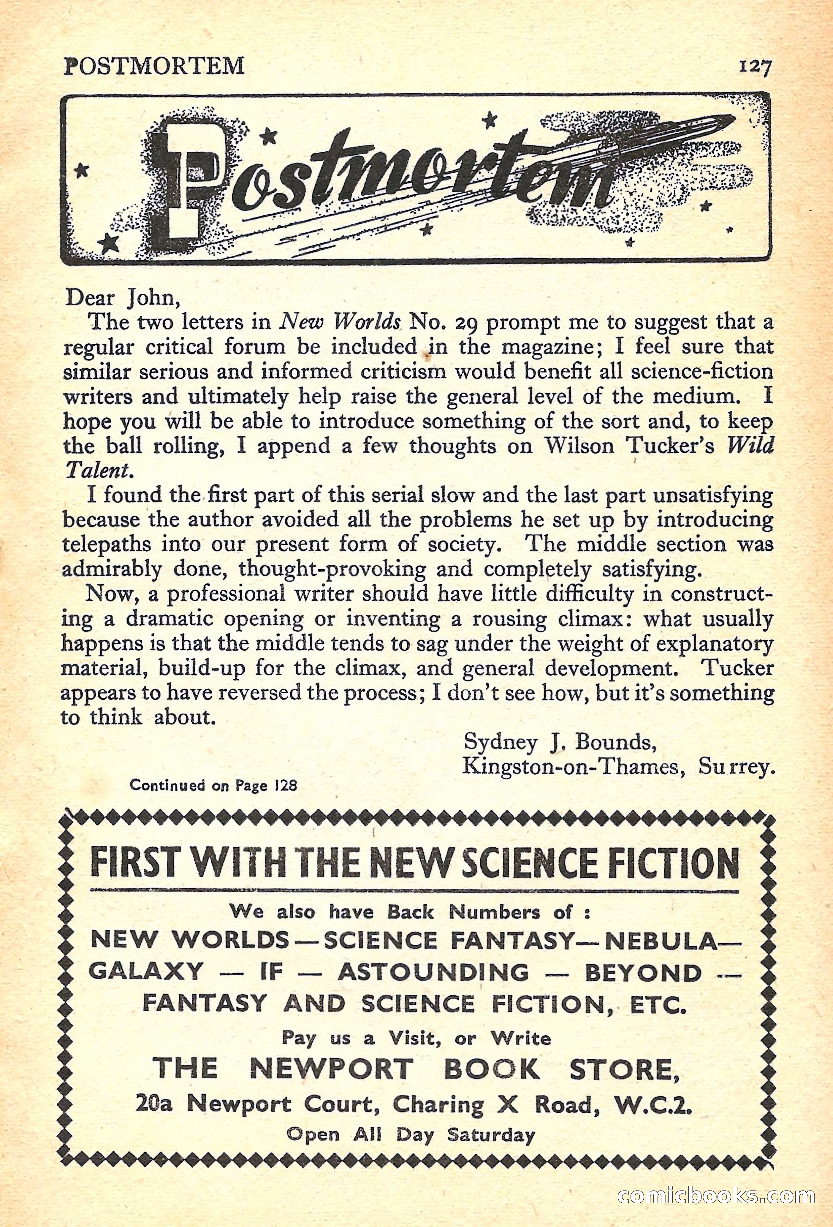 New Worlds Science Fiction No. 31 — page 129 of 132