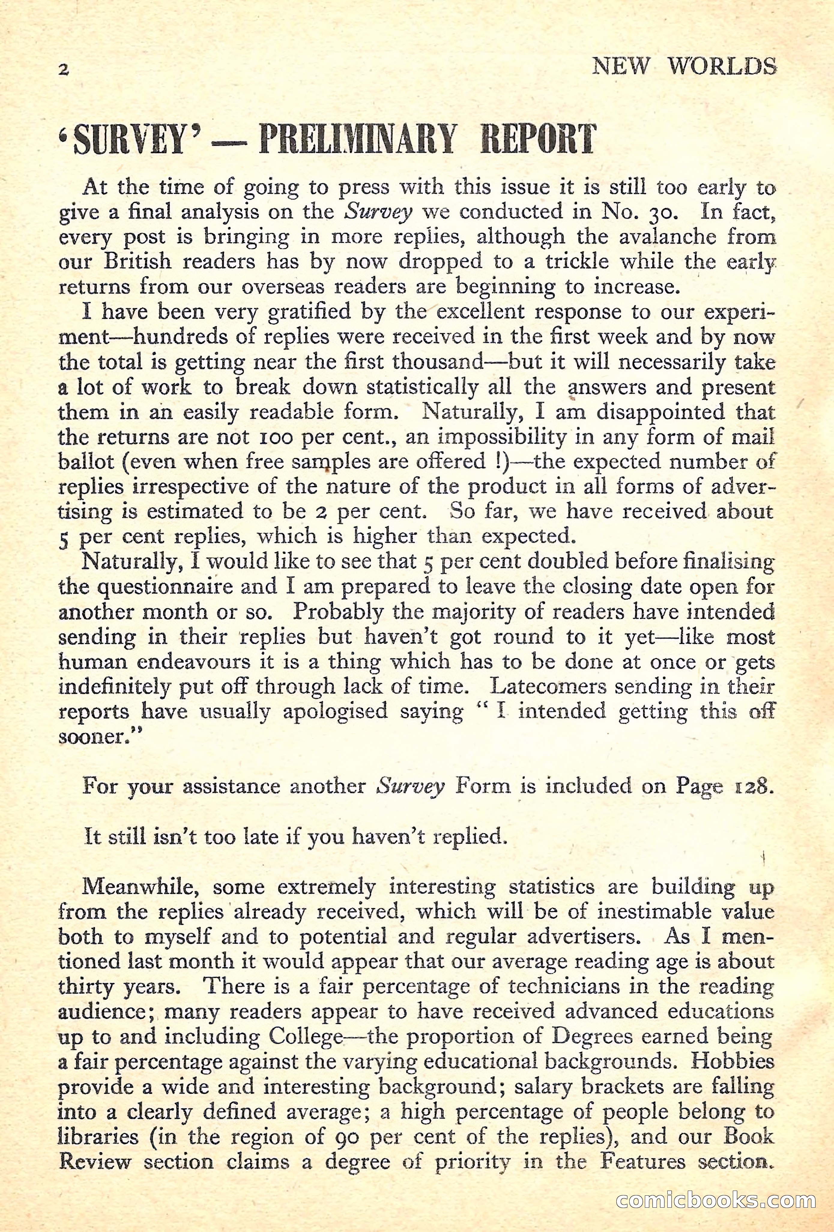 New Worlds Science Fiction No. 32 — page 4 of 132
