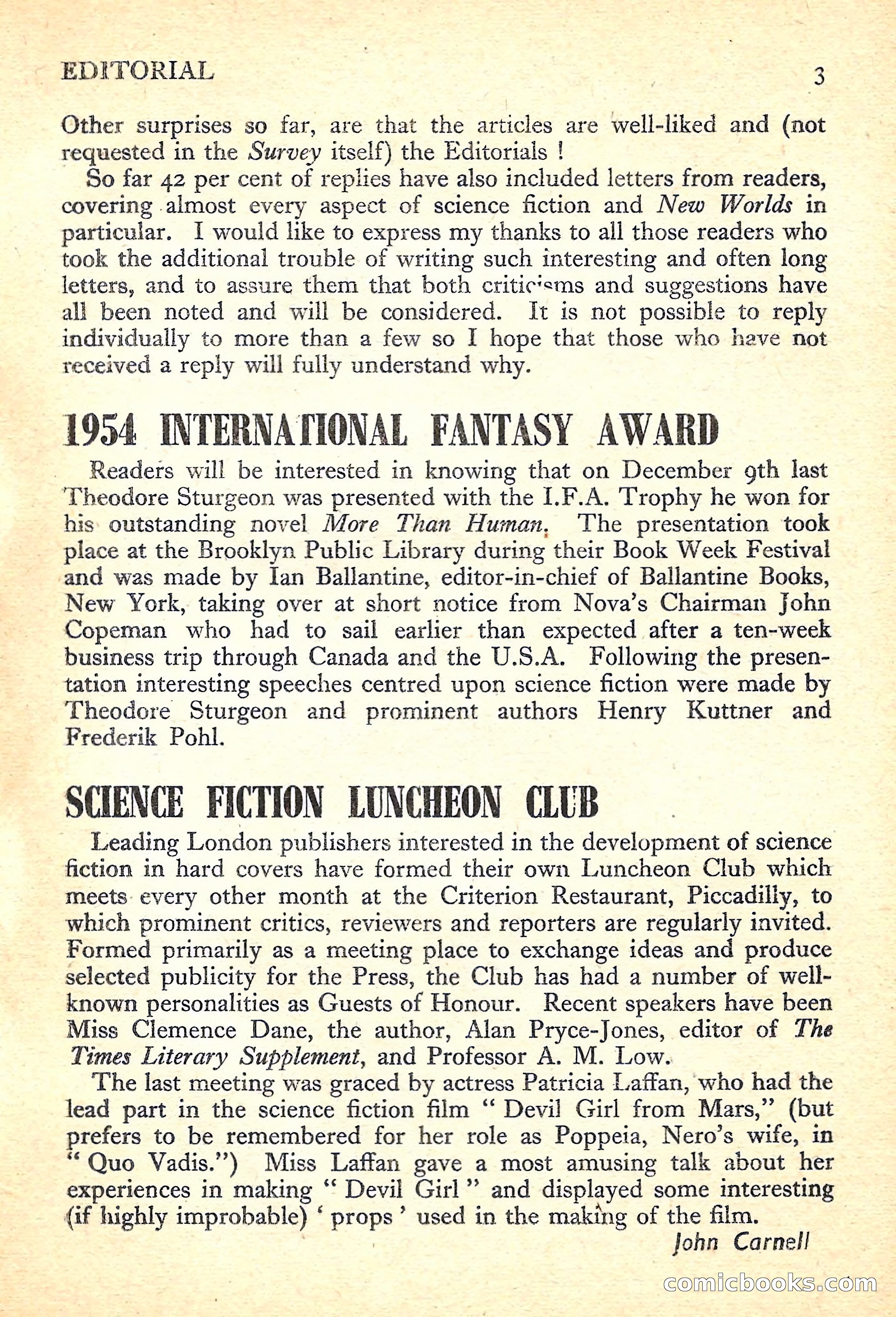 New Worlds Science Fiction No. 32 — page 5 of 132