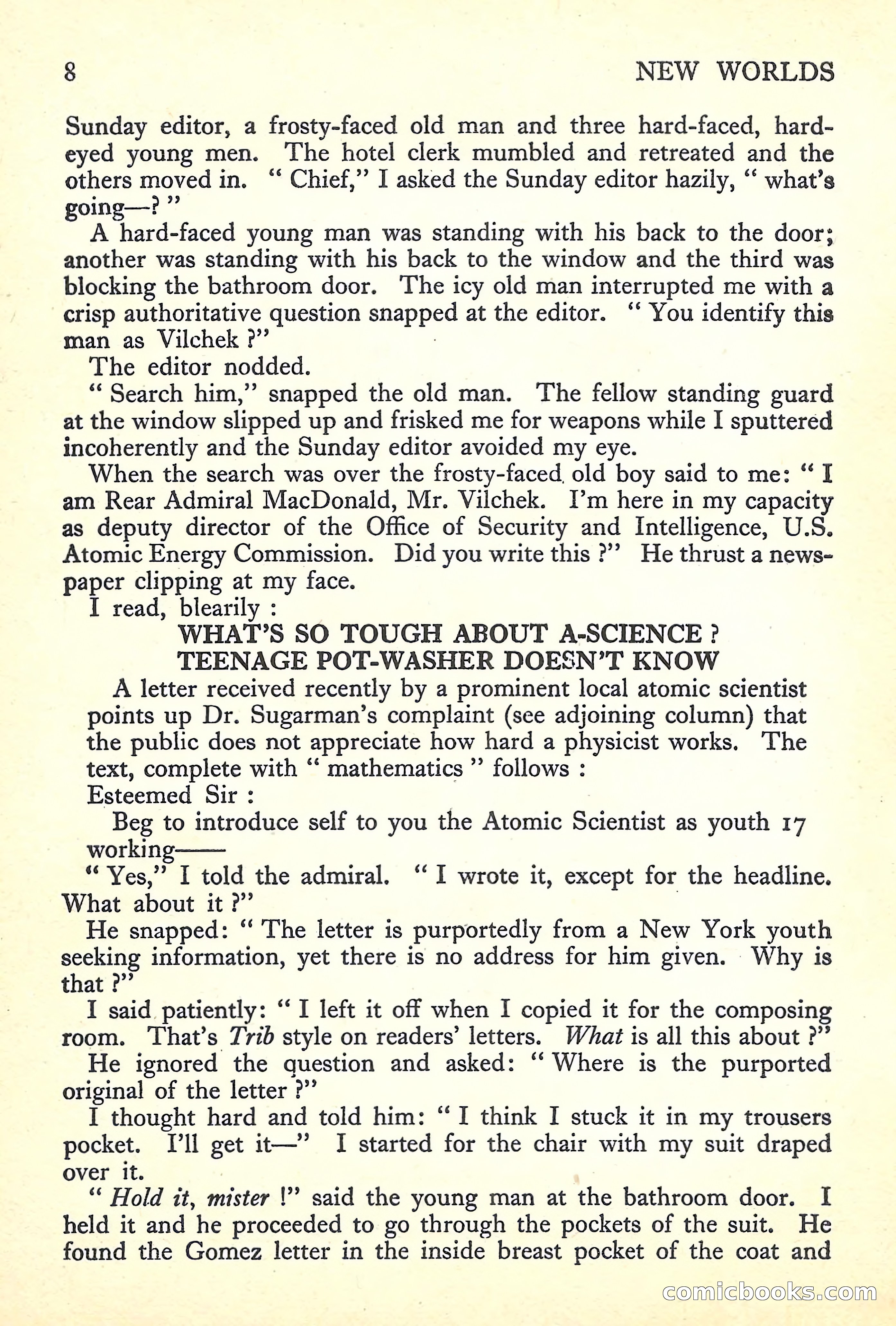 New Worlds Science Fiction No. 32 — page 10 of 132