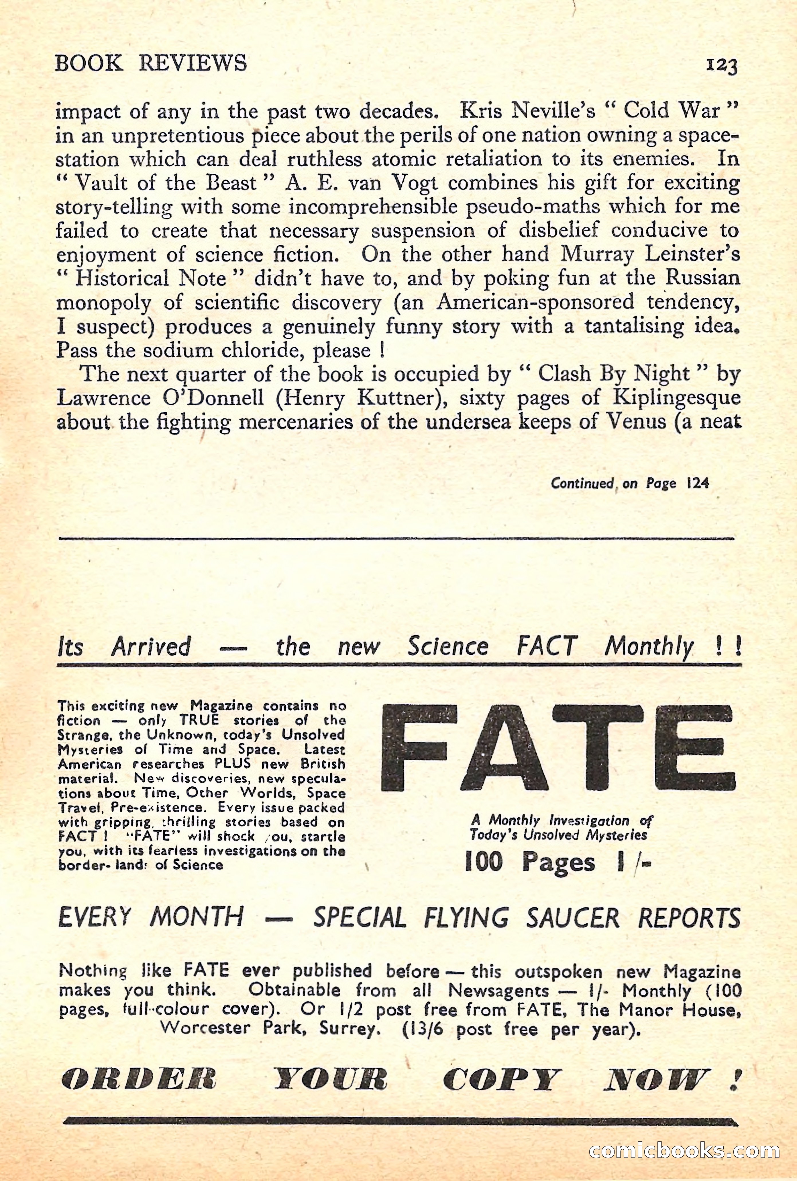 New Worlds Science Fiction No. 32 — page 125 of 132
