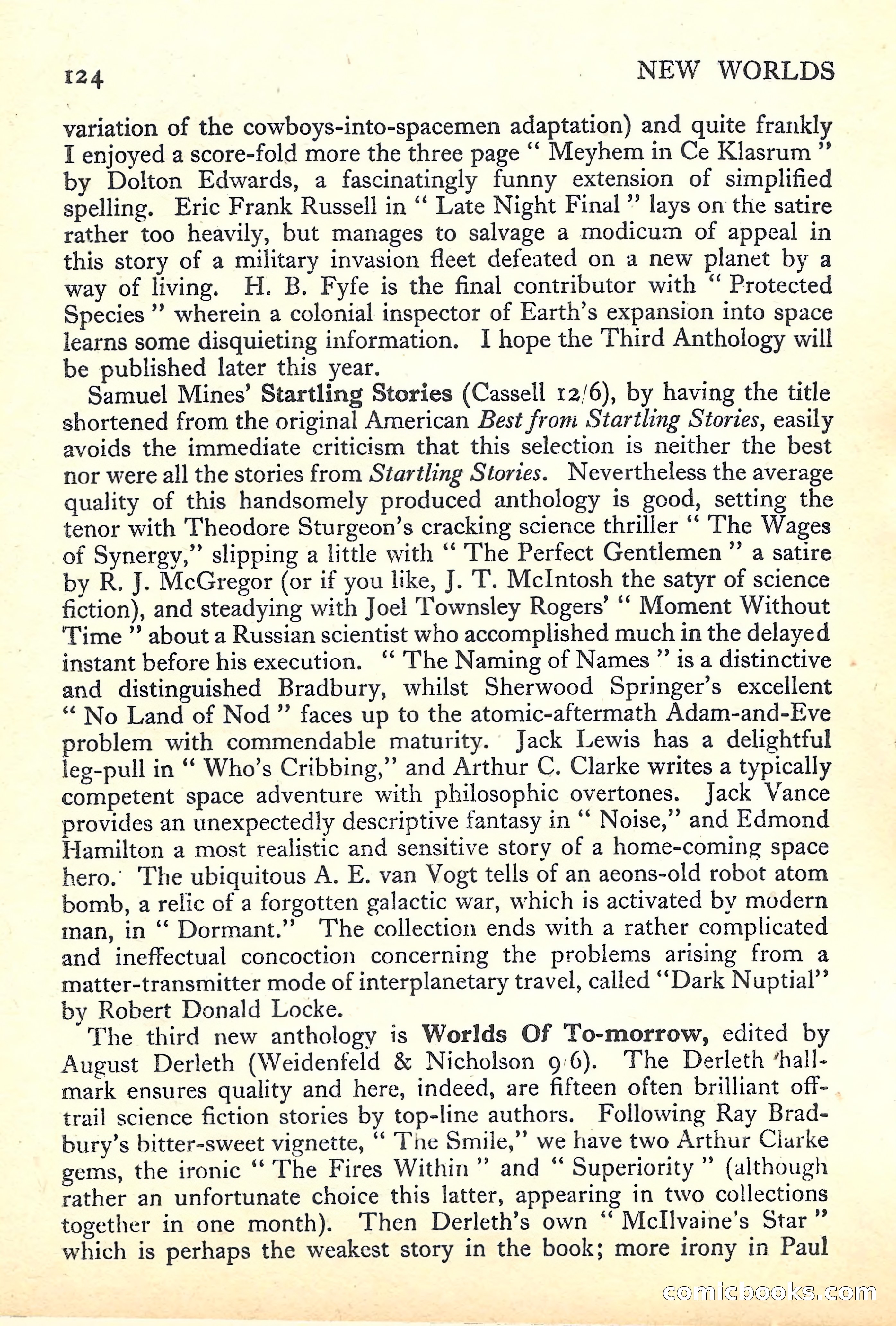 New Worlds Science Fiction No. 32 — page 126 of 132