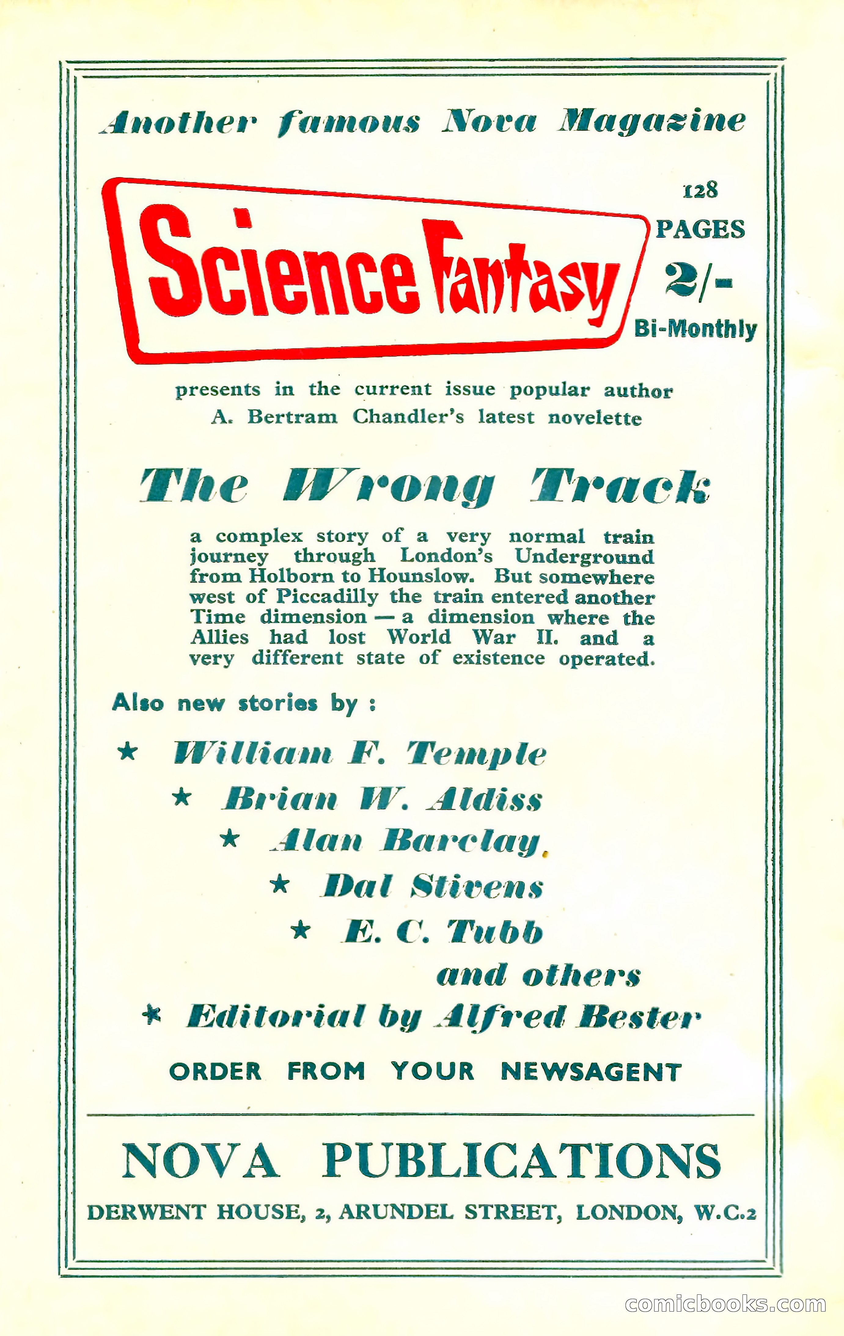 New Worlds Science Fiction No. 32 — page 132 of 132
