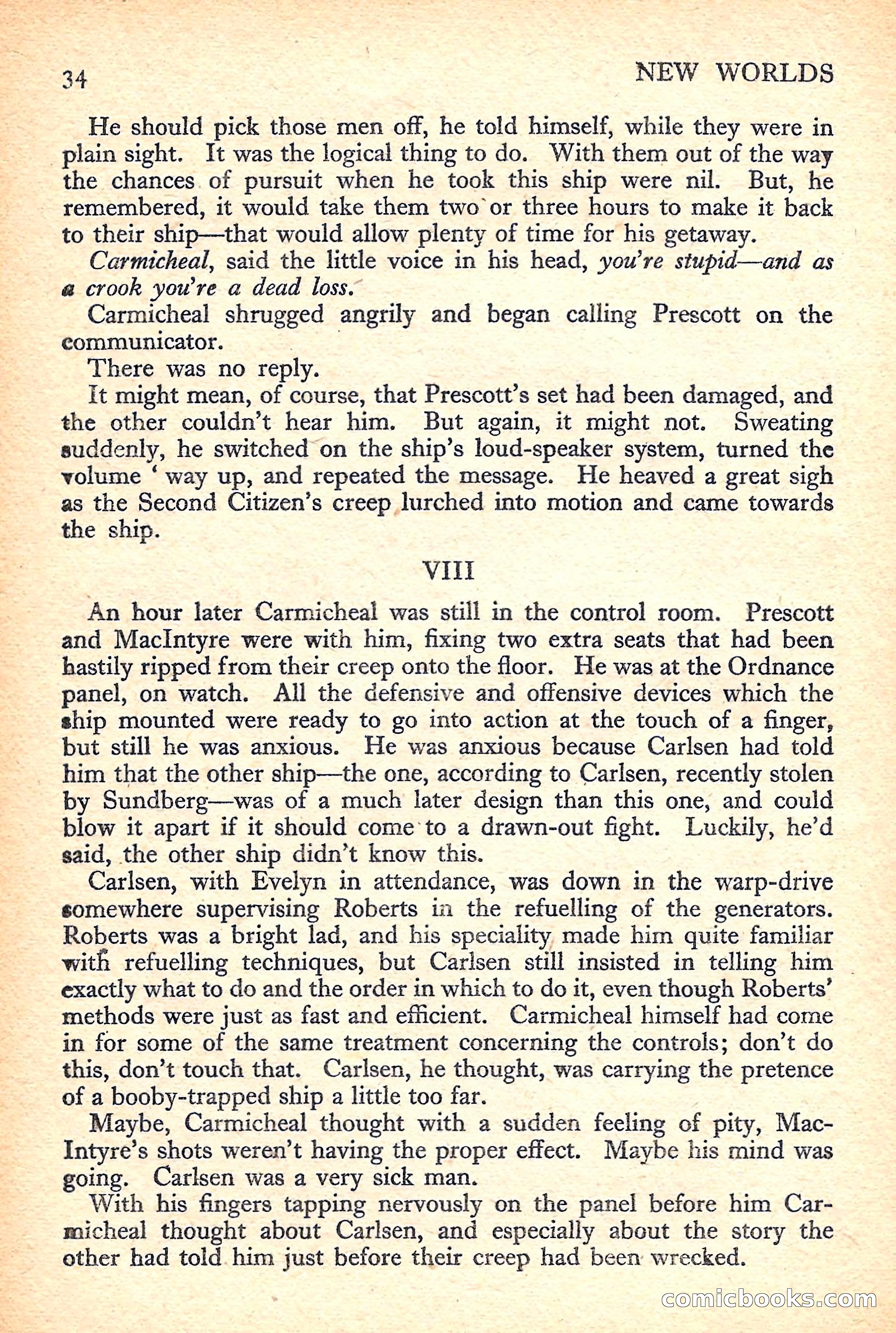 New Worlds Science Fiction No. 33 — page 36 of 132