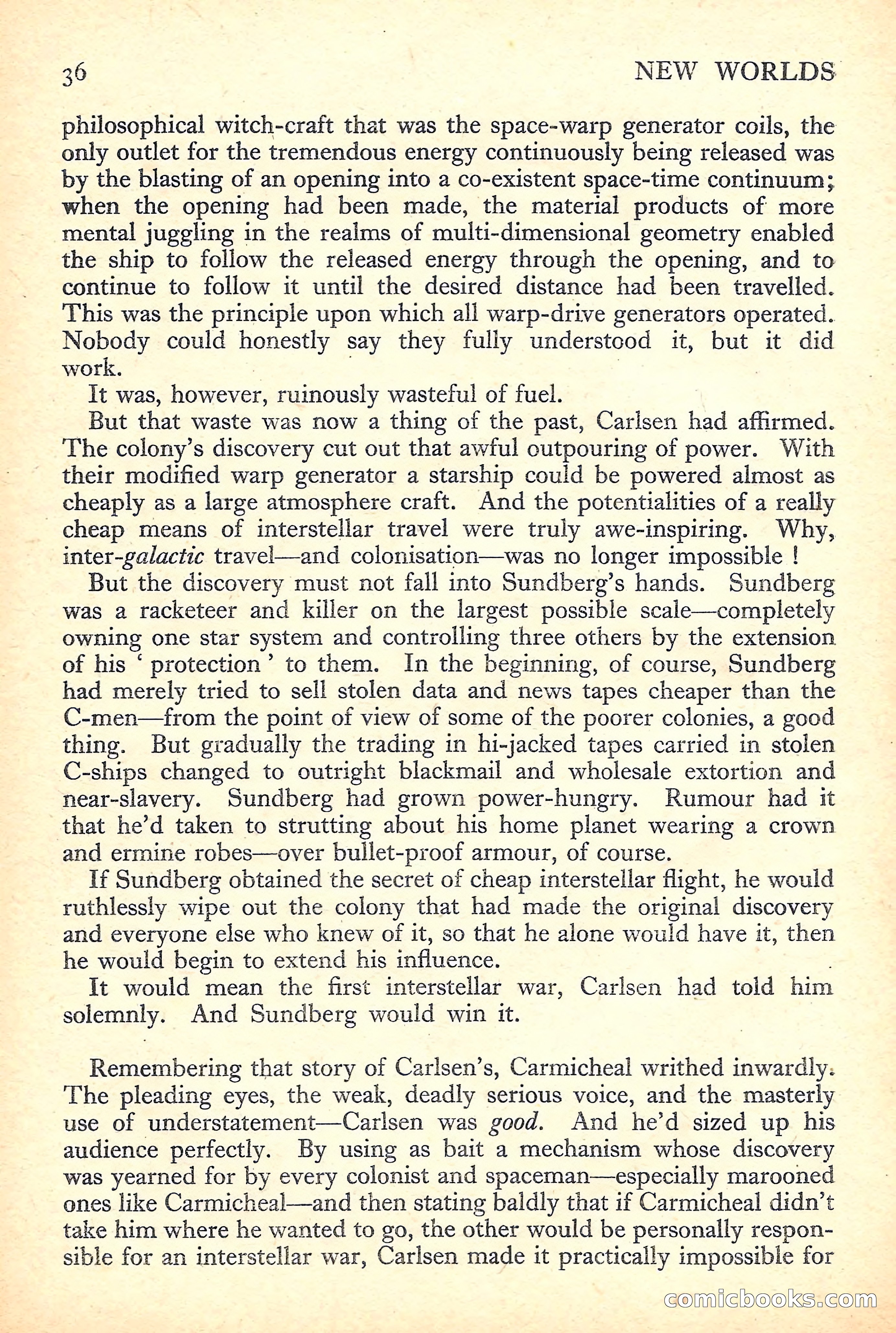 New Worlds Science Fiction No. 33 — page 38 of 132