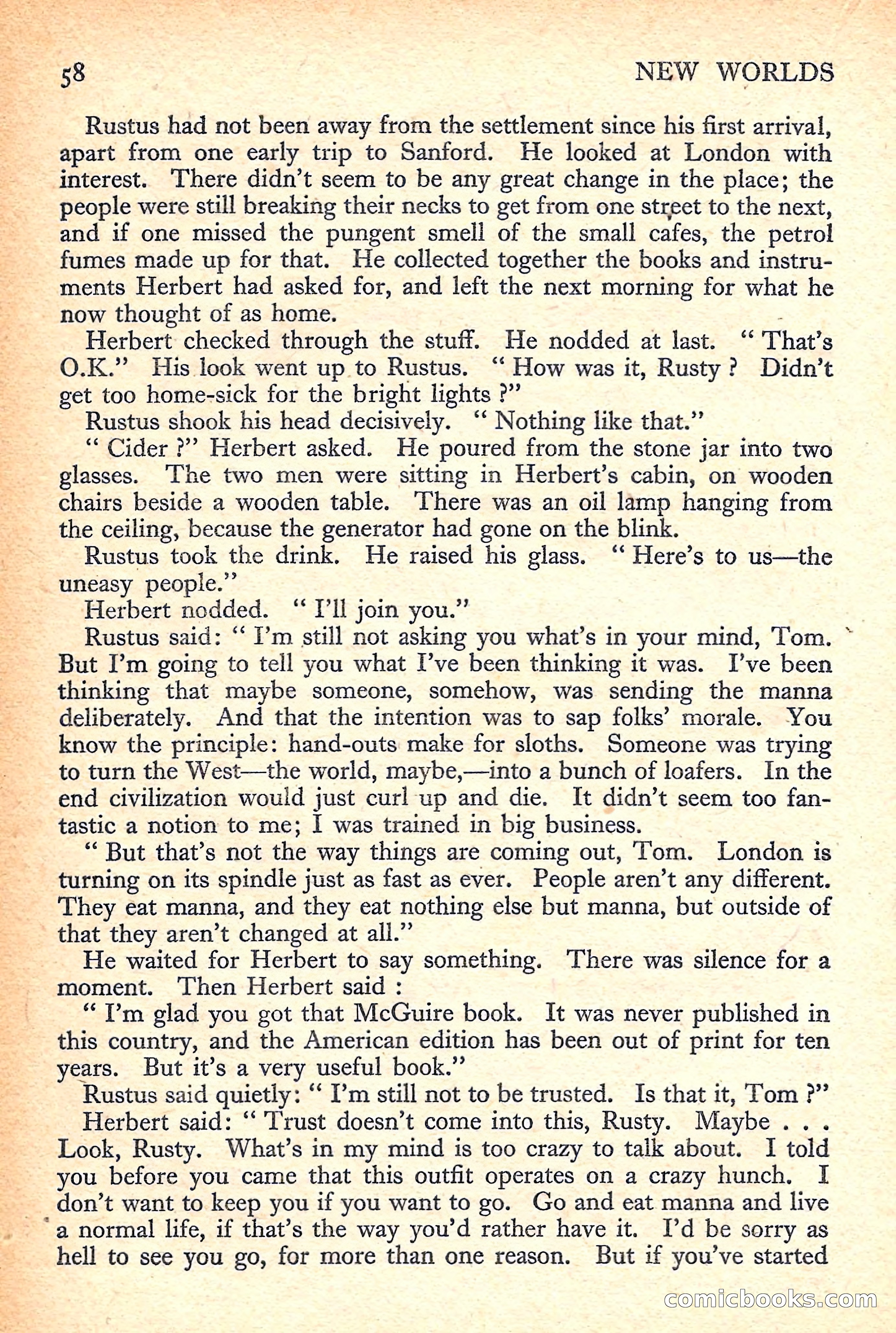New Worlds Science Fiction No. 33 — page 60 of 132