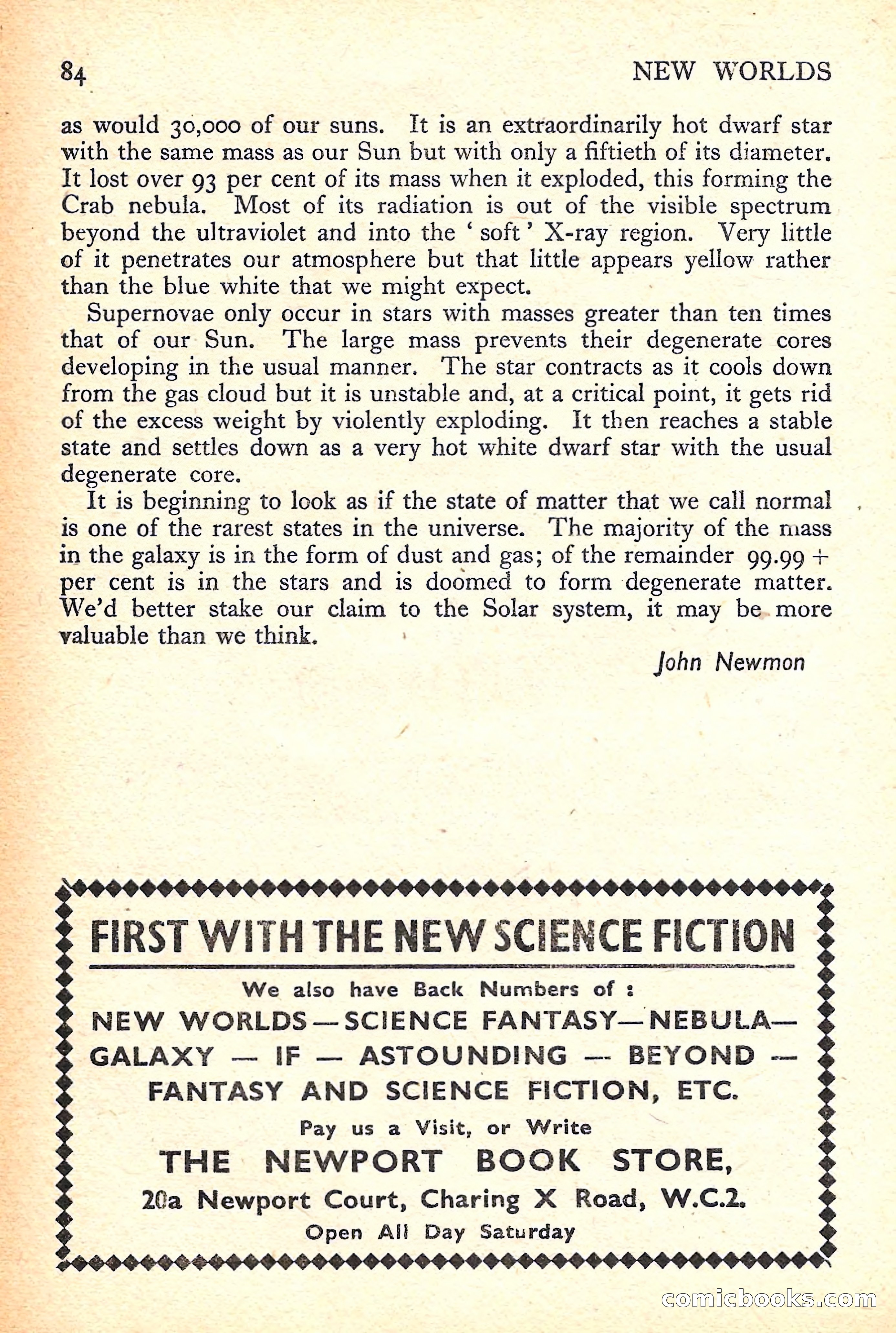 New Worlds Science Fiction No. 33 — page 86 of 132
