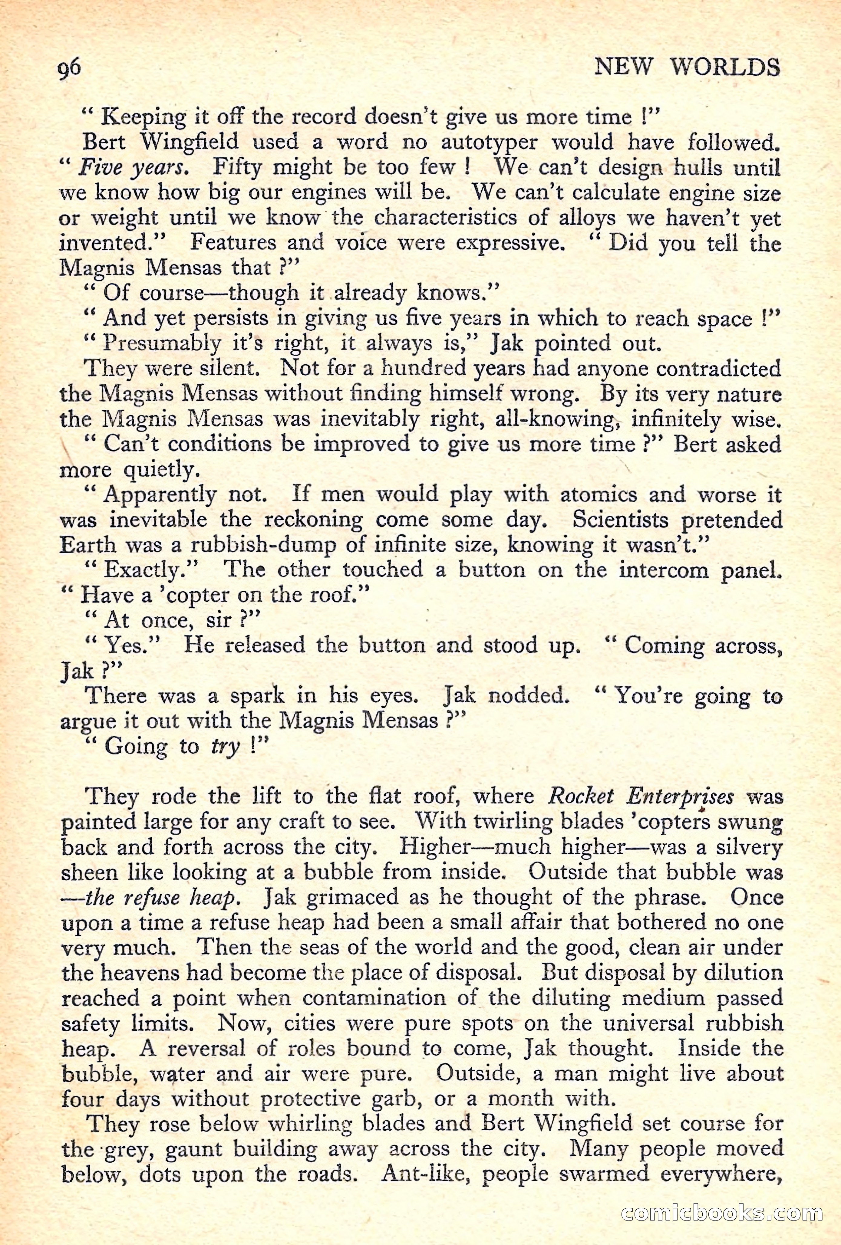 New Worlds Science Fiction No. 33 — page 98 of 132