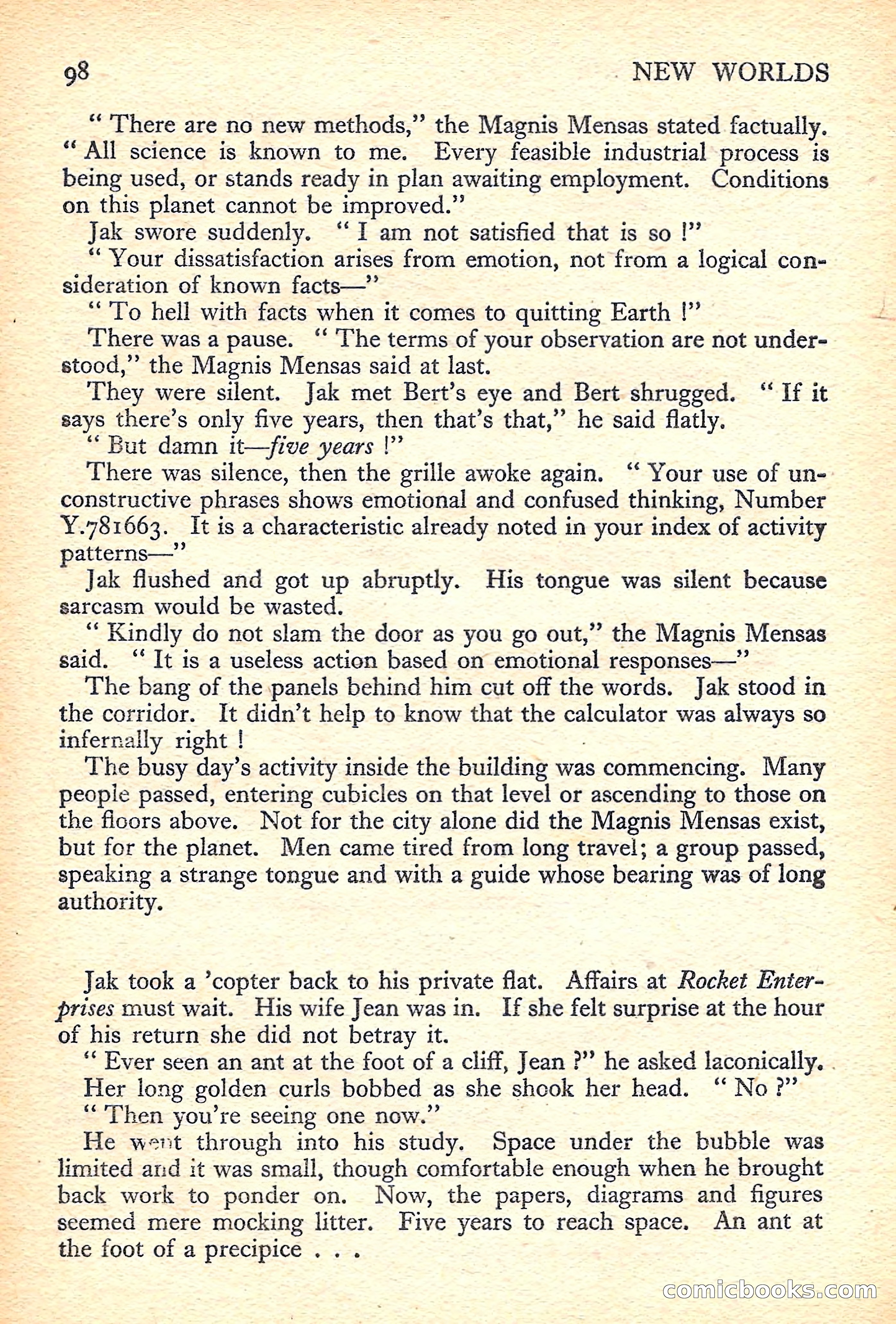 New Worlds Science Fiction No. 33 — page 100 of 132