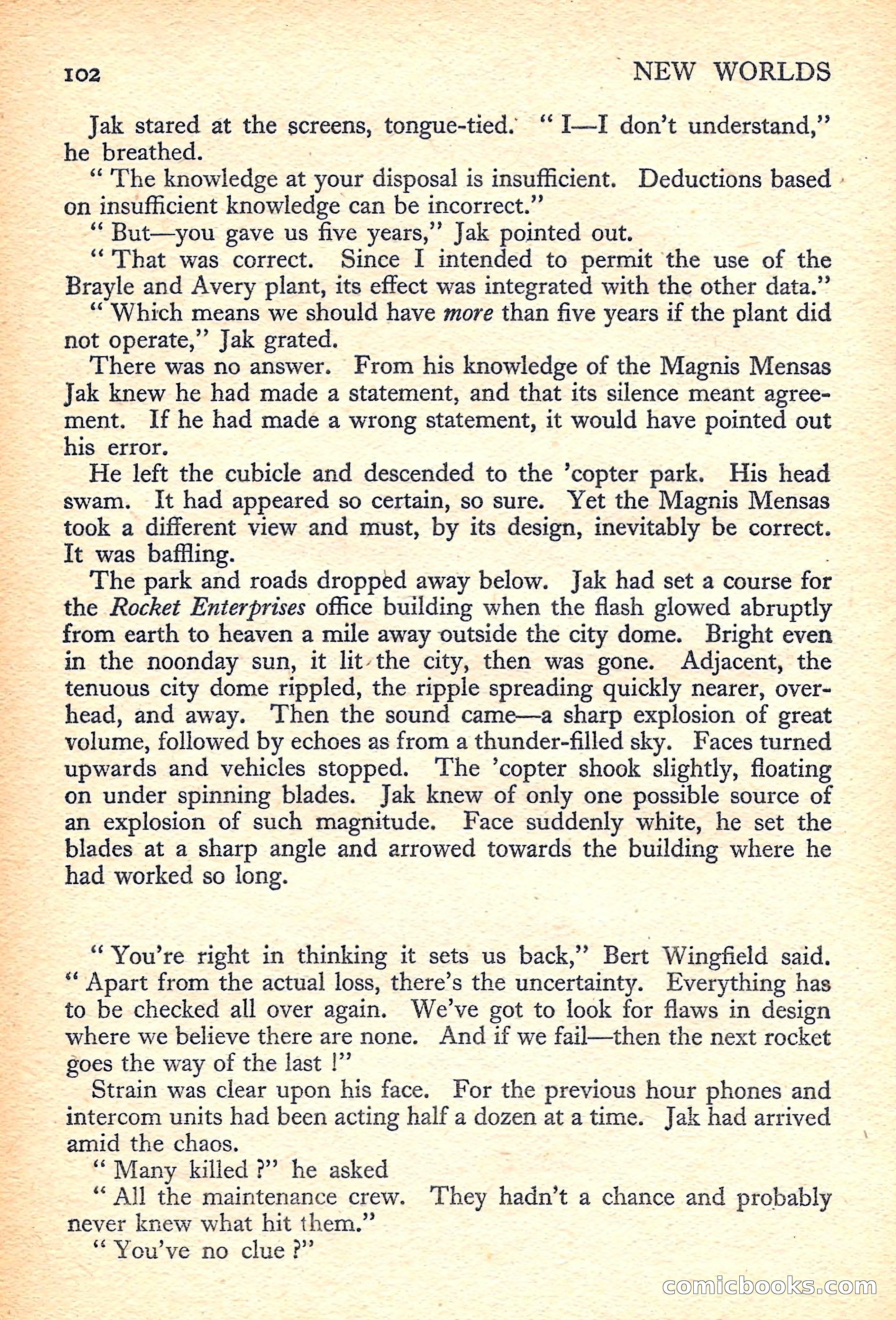 New Worlds Science Fiction No. 33 — page 104 of 132