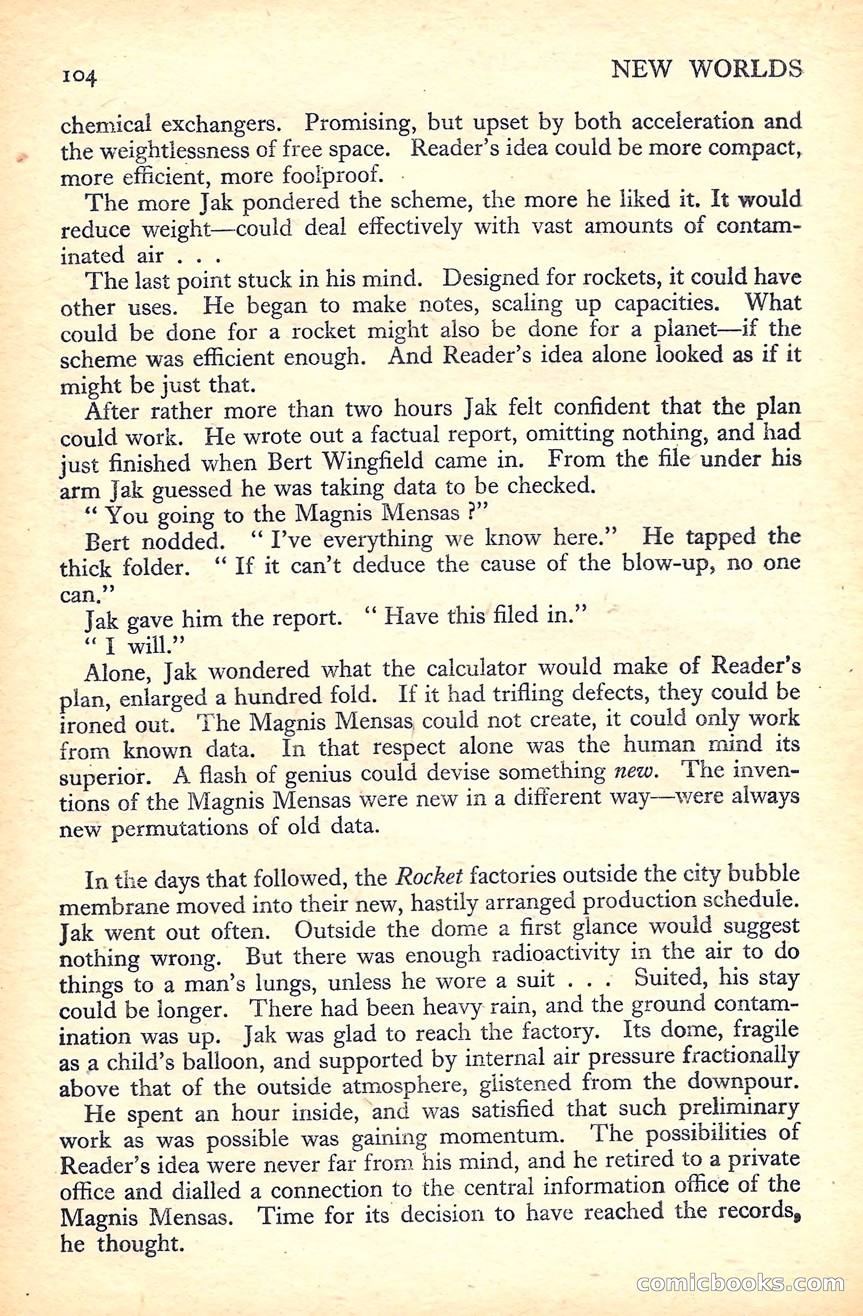 New Worlds Science Fiction No. 33 — page 106 of 132