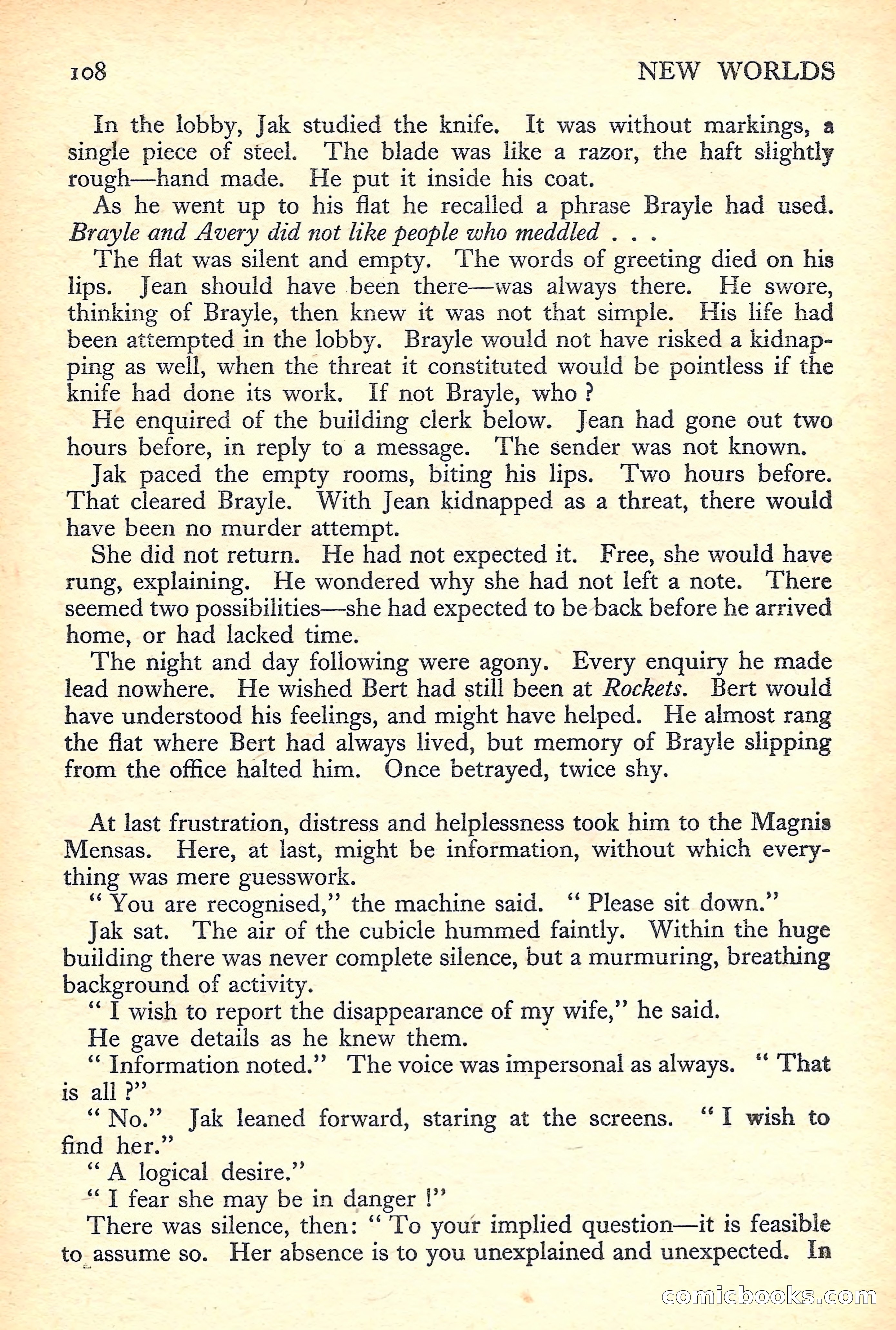 New Worlds Science Fiction No. 33 — page 110 of 132