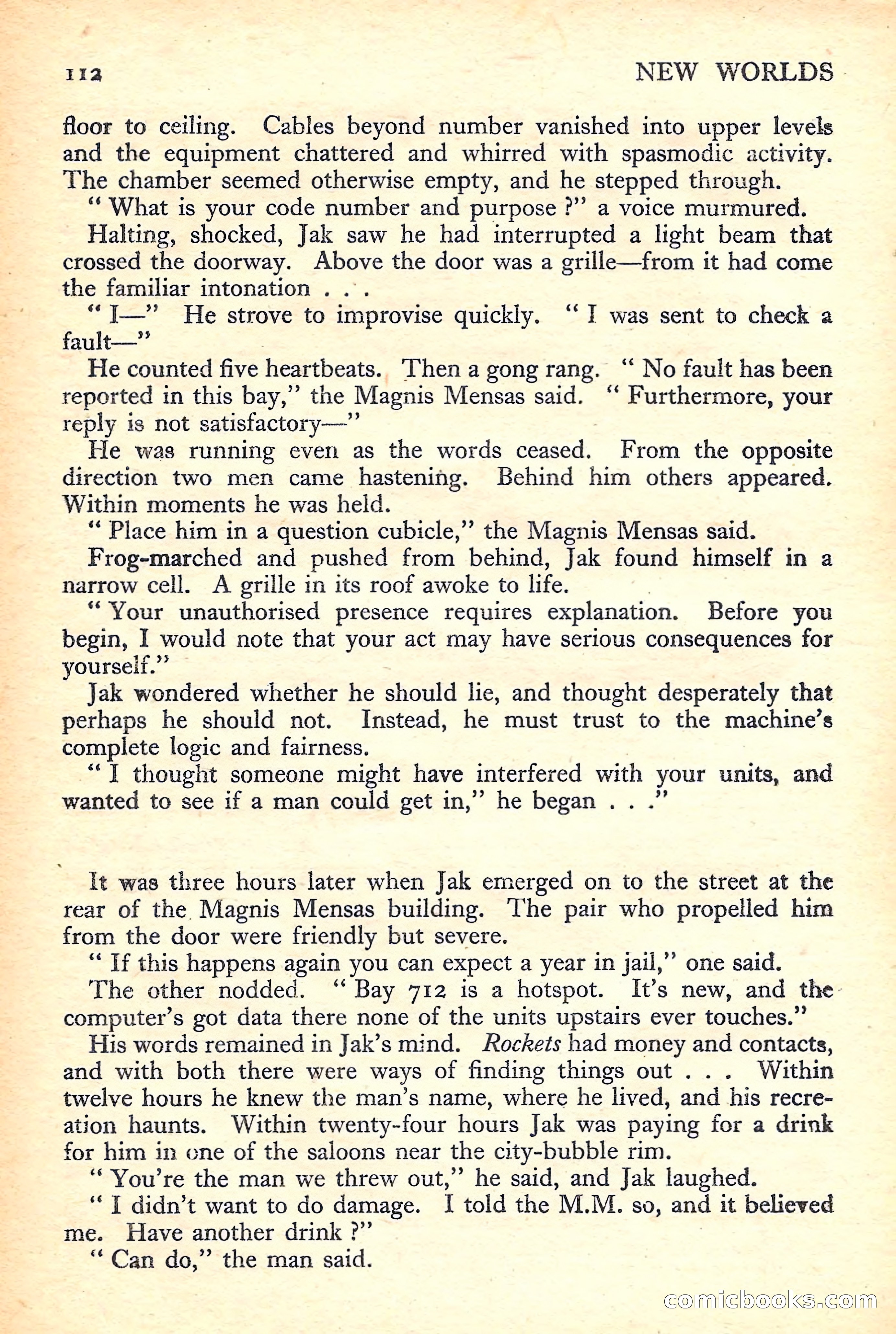New Worlds Science Fiction No. 33 — page 114 of 132