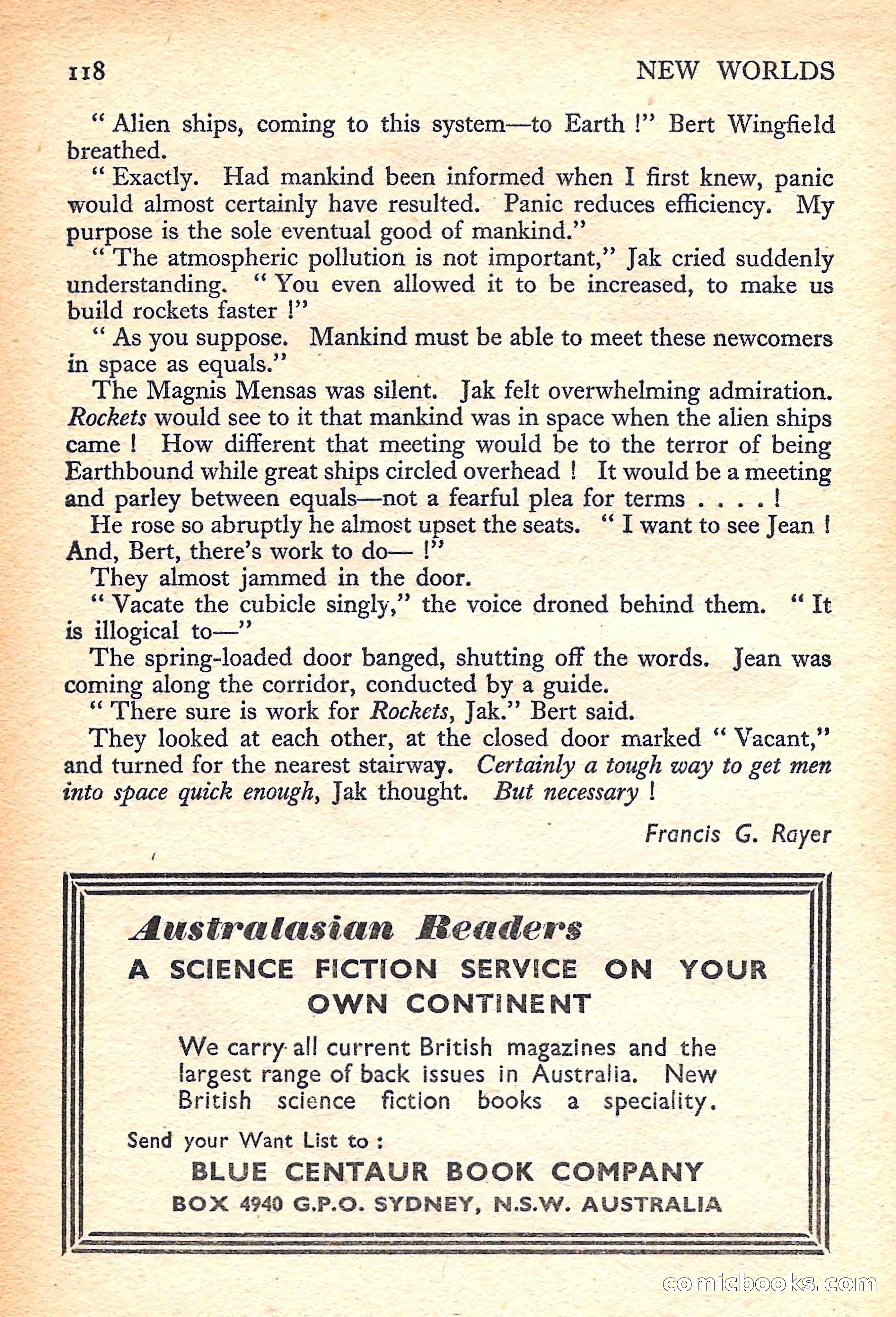 New Worlds Science Fiction No. 33 — page 120 of 132