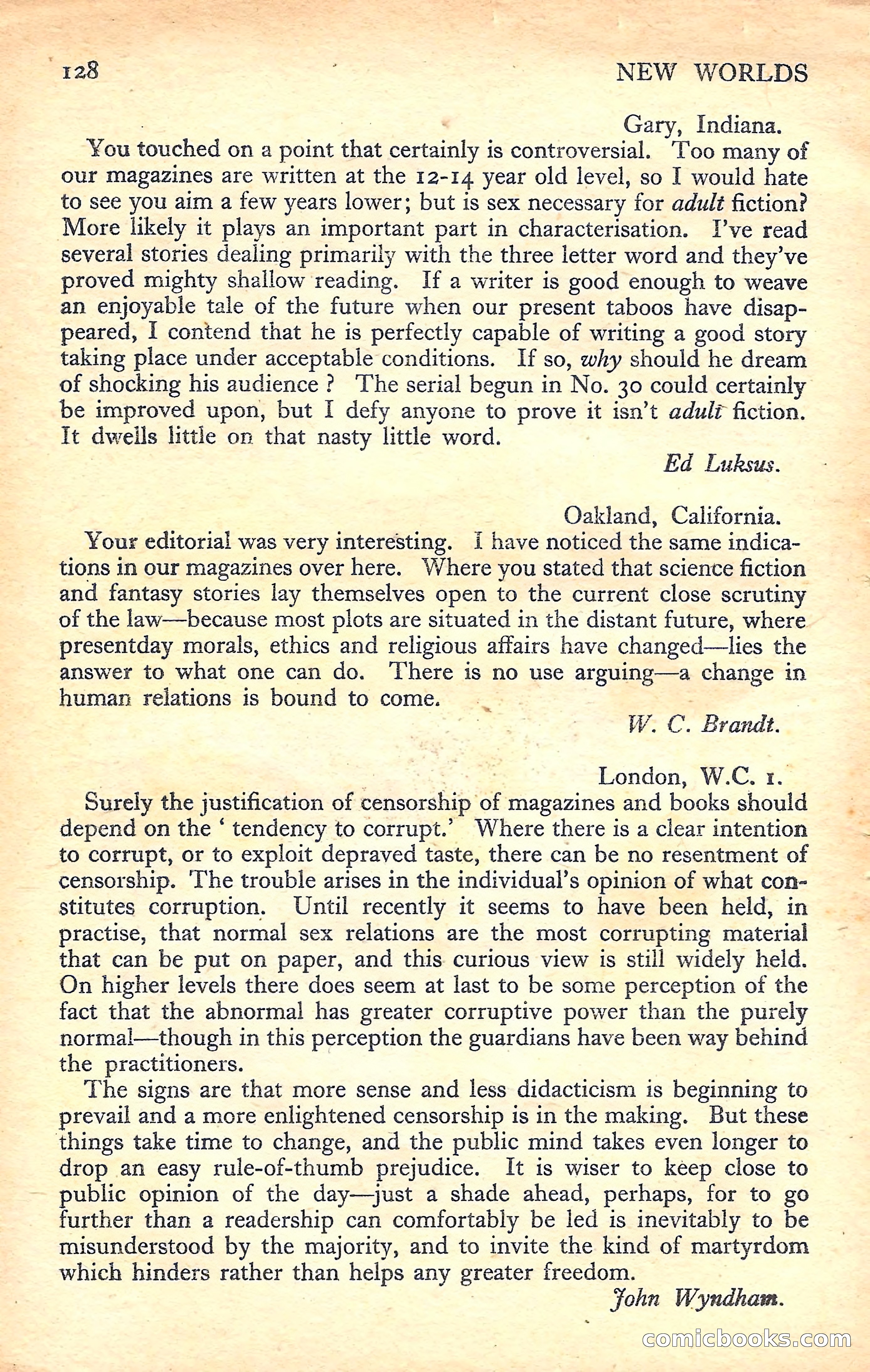 New Worlds Science Fiction No. 33 — page 130 of 132