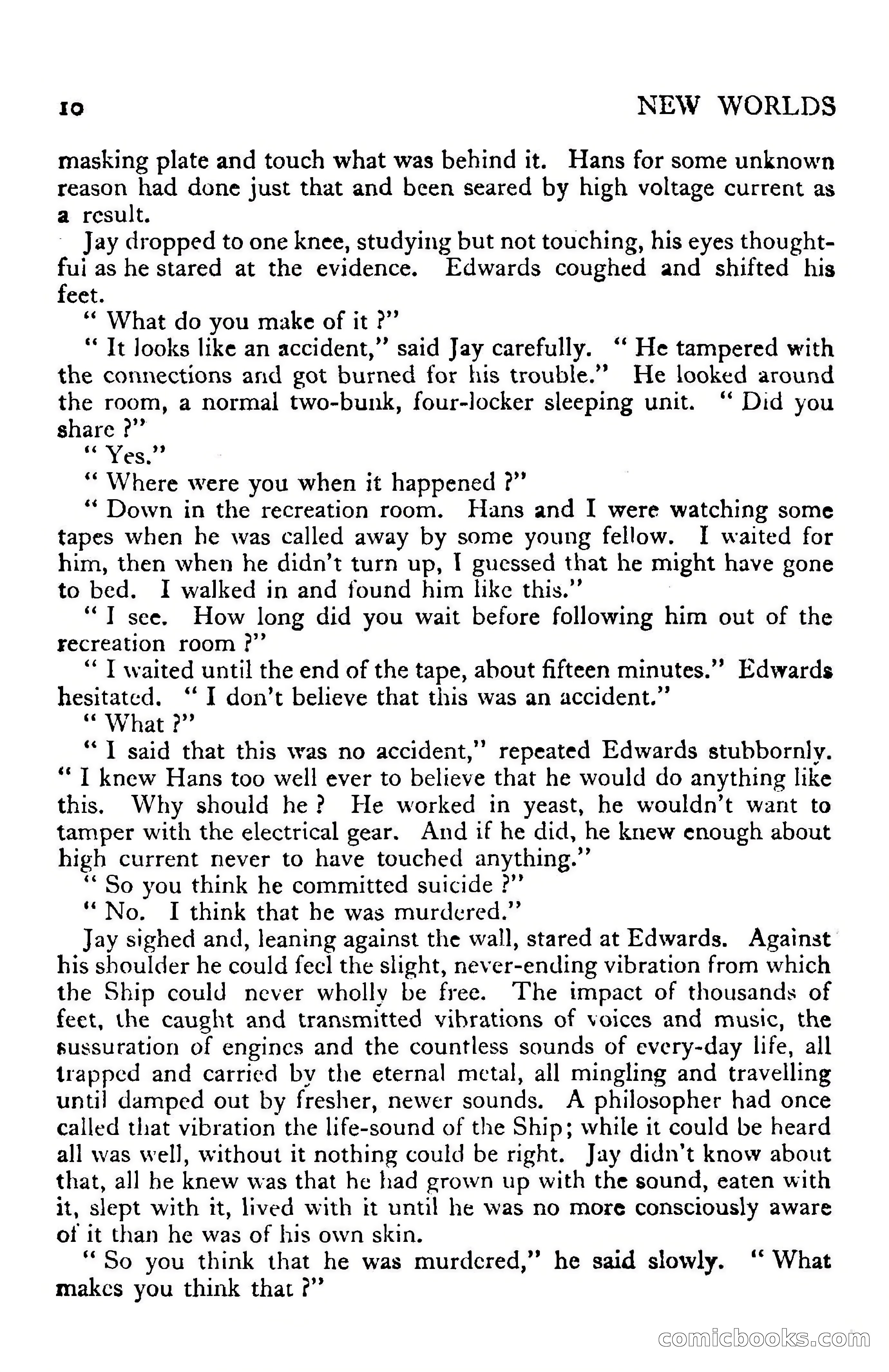 New Worlds Science Fiction No. 34 — page 12 of 132