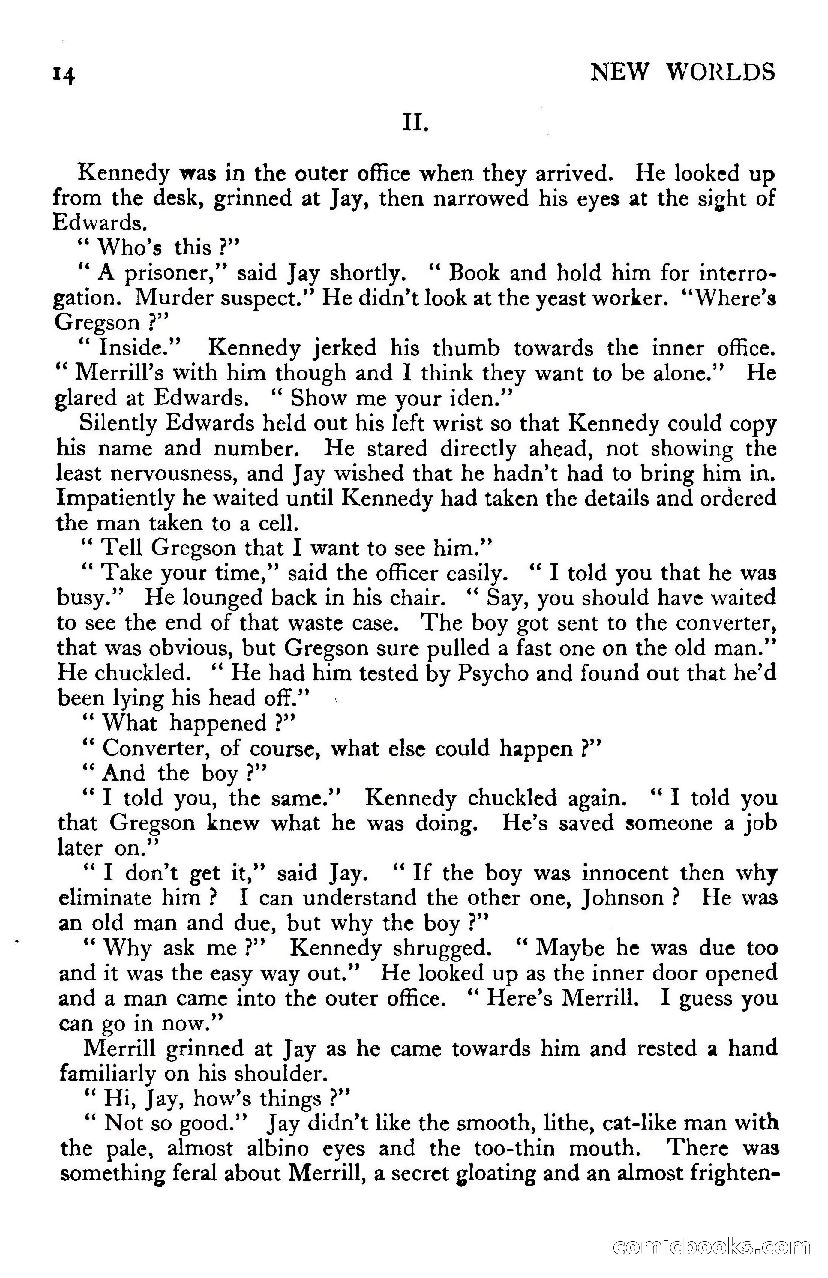 New Worlds Science Fiction No. 34 — page 16 of 132