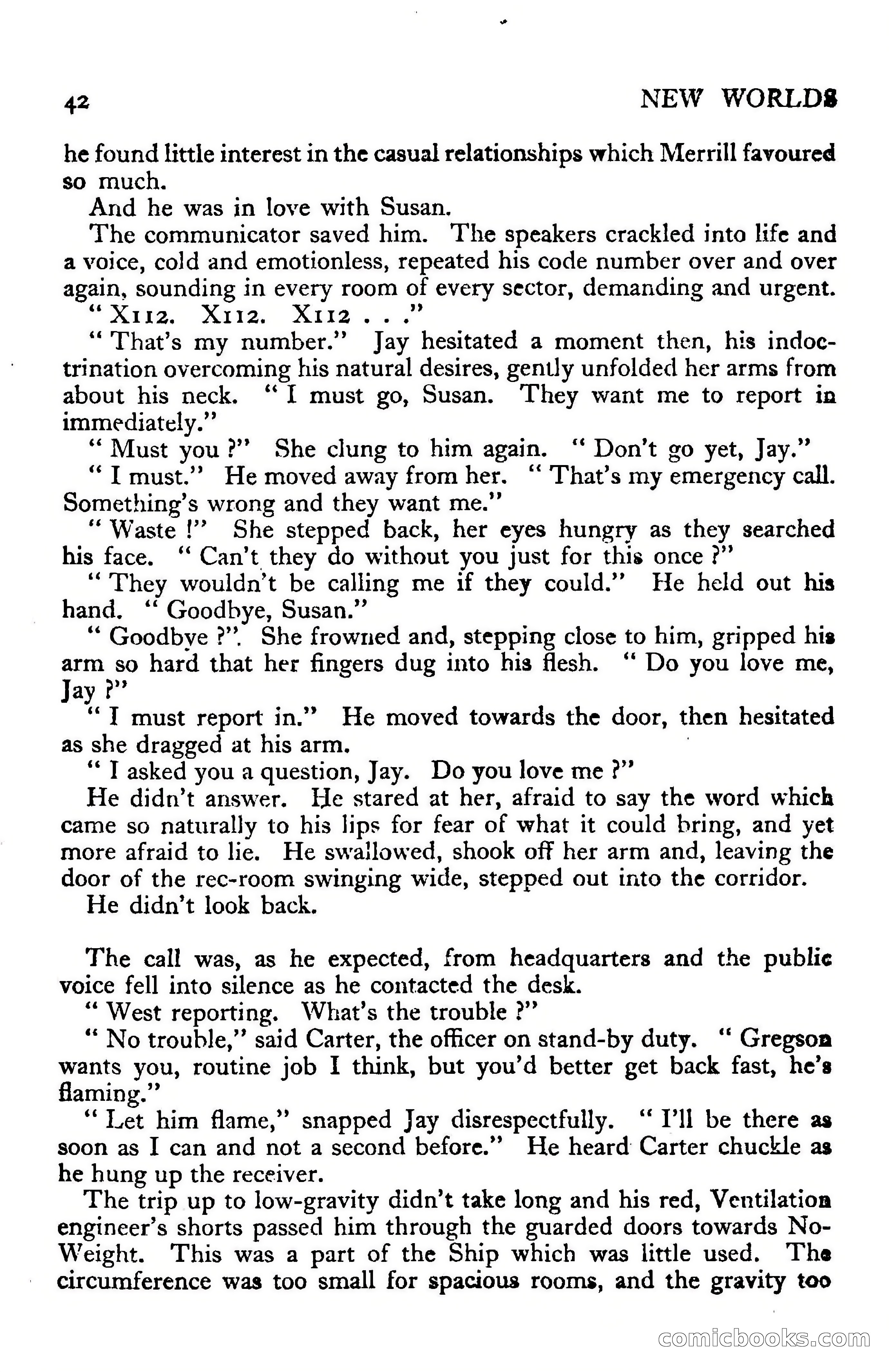New Worlds Science Fiction No. 34 — page 44 of 132