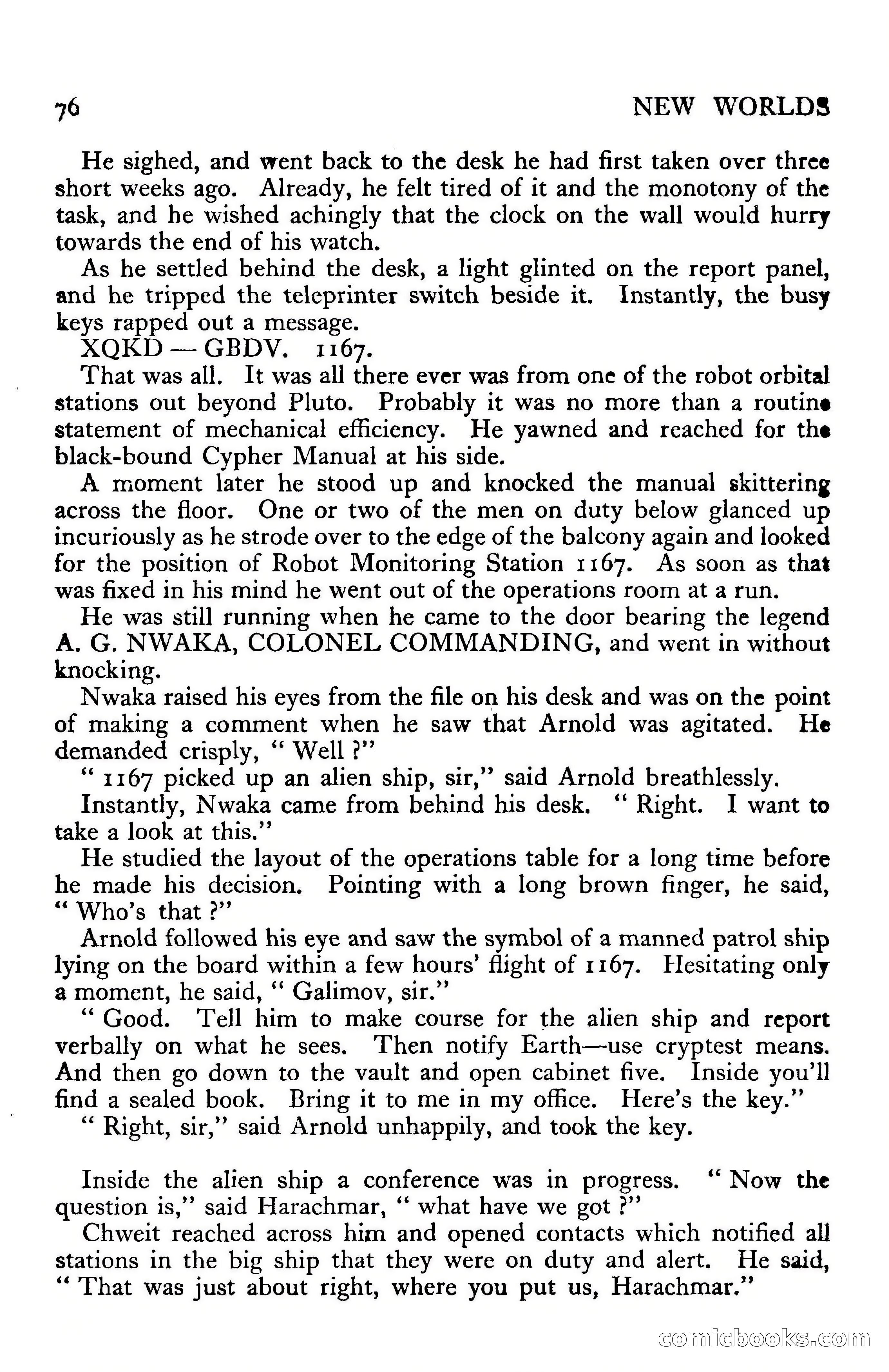 New Worlds Science Fiction No. 34 — page 78 of 132