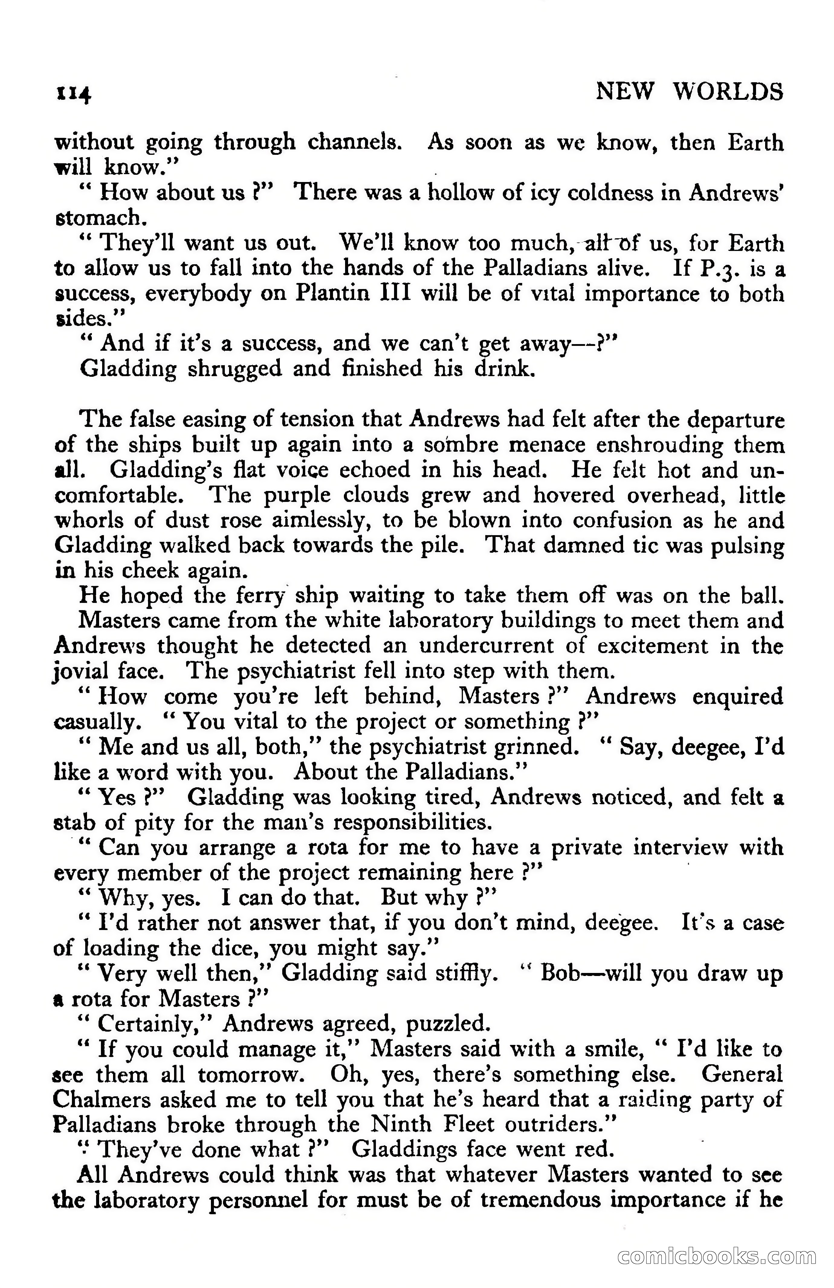 New Worlds Science Fiction No. 34 — page 116 of 132
