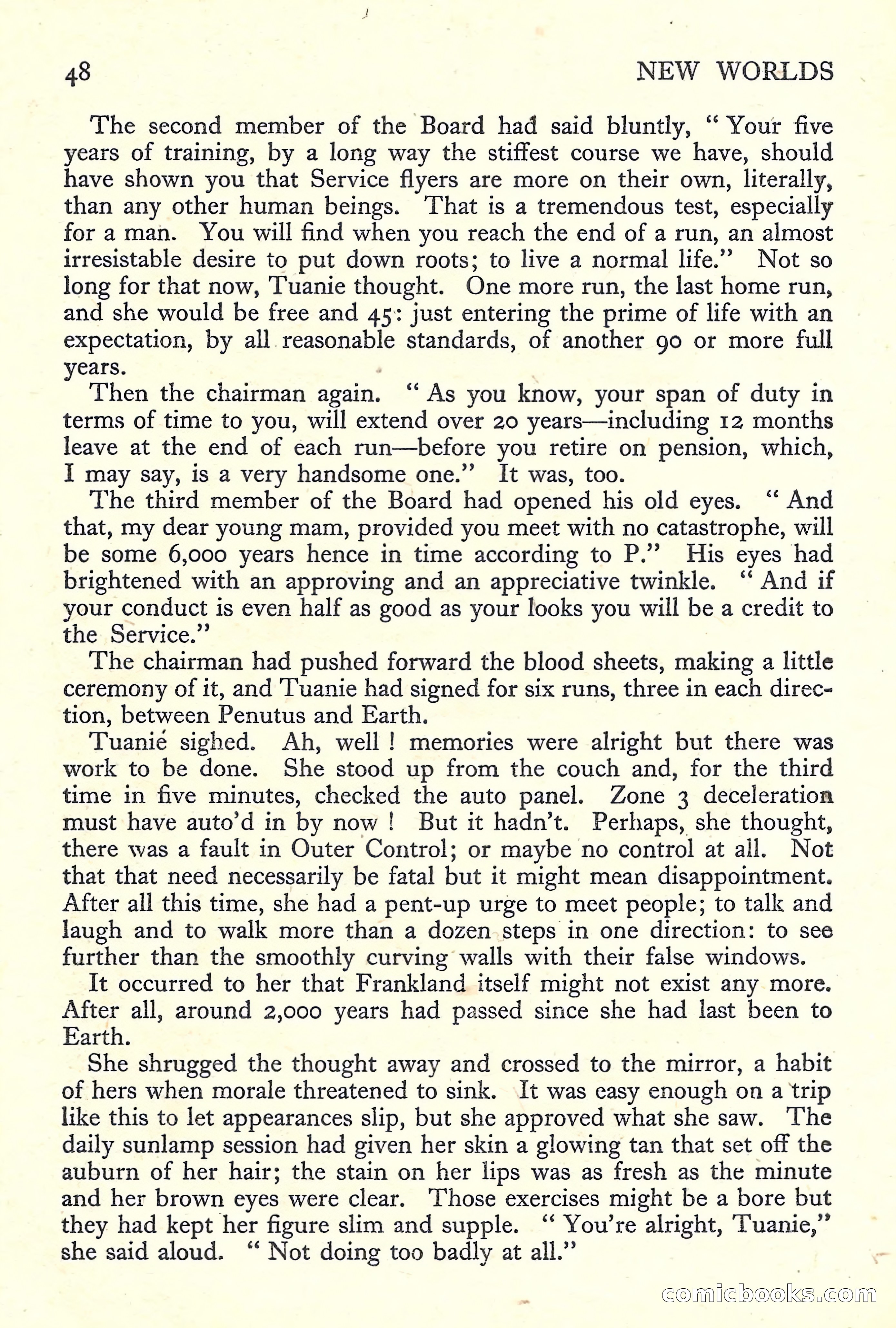 New Worlds Science Fiction No. 35 — page 50 of 132