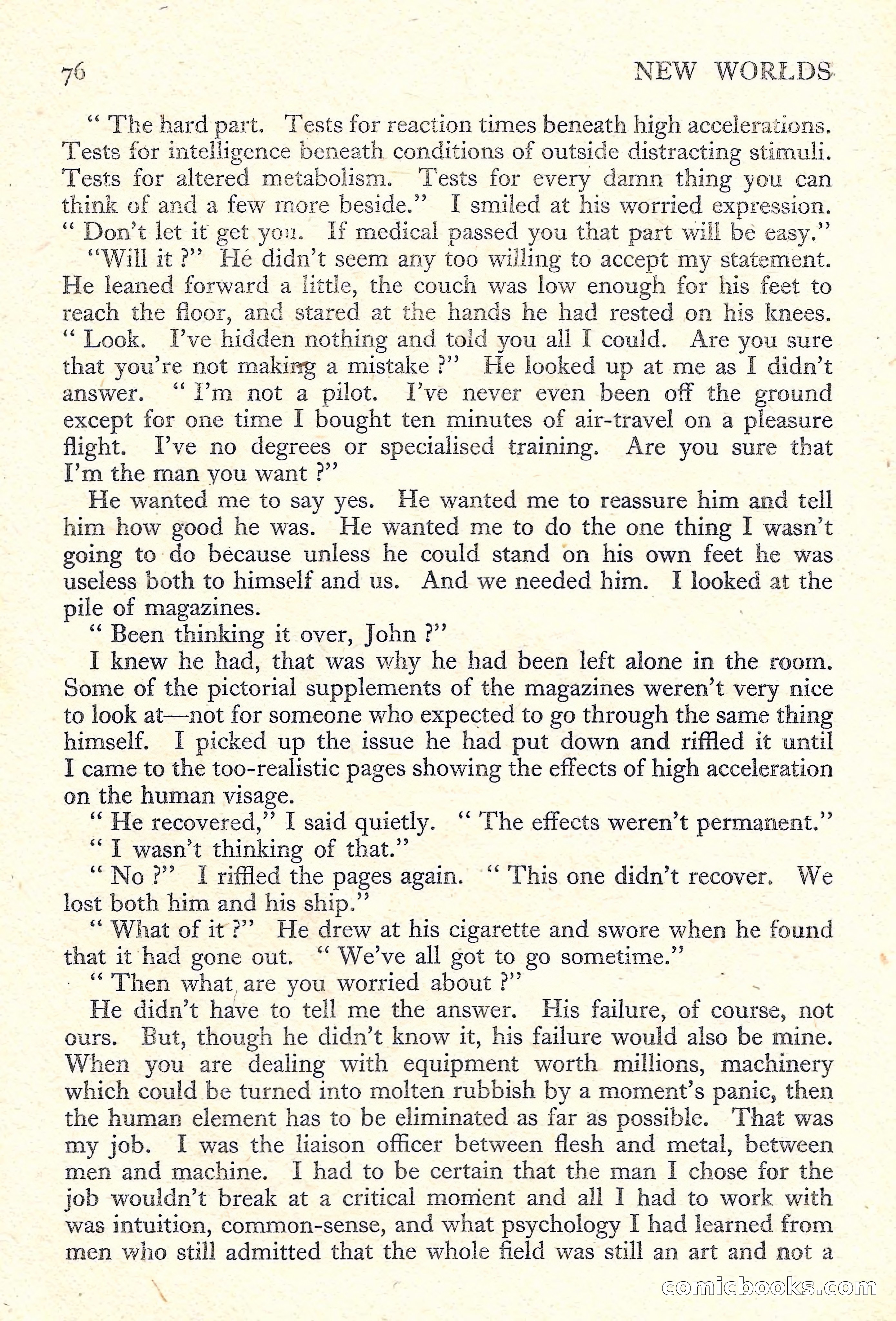New Worlds Science Fiction No. 35 — page 78 of 132