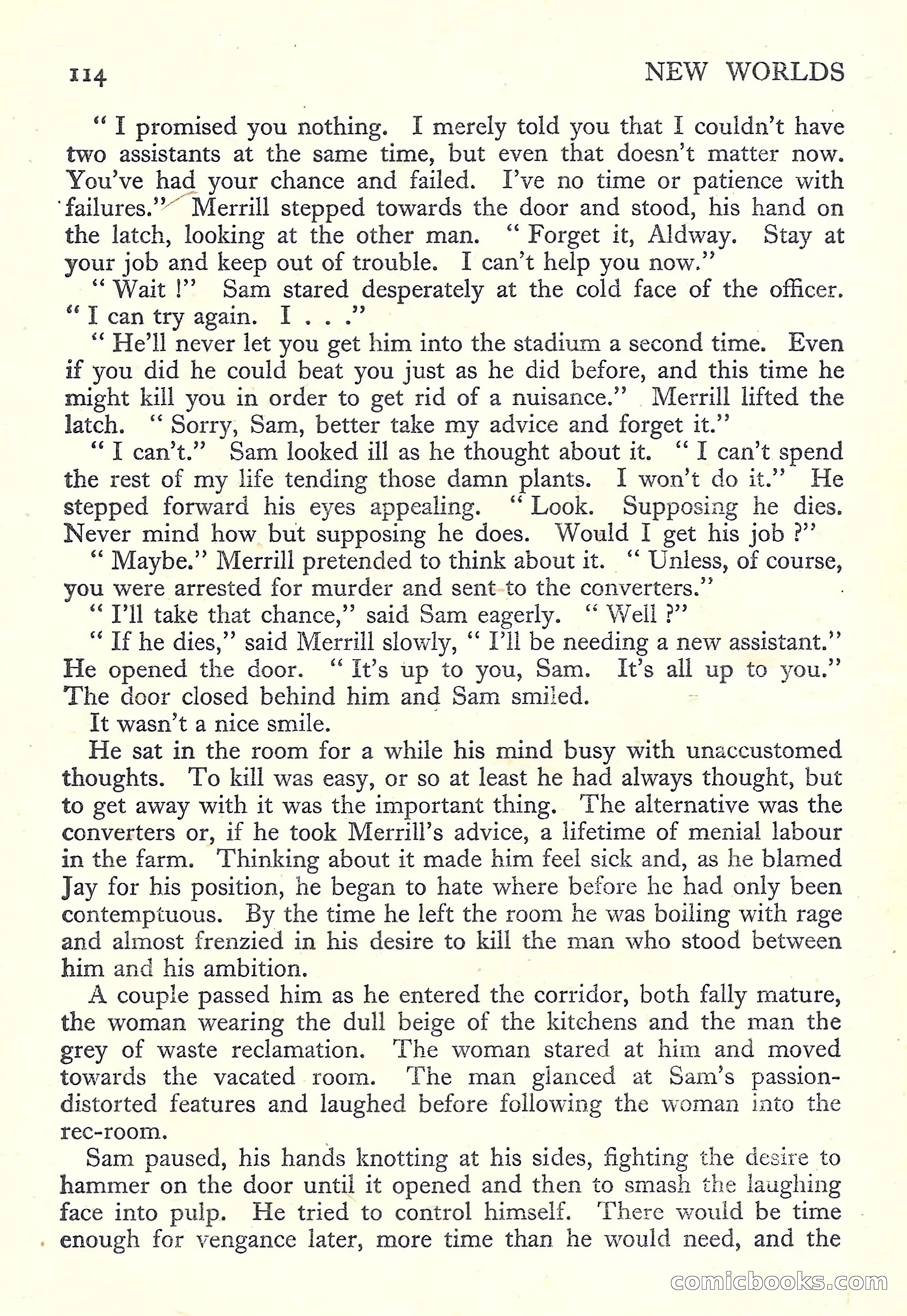 New Worlds Science Fiction No. 35 — page 116 of 132