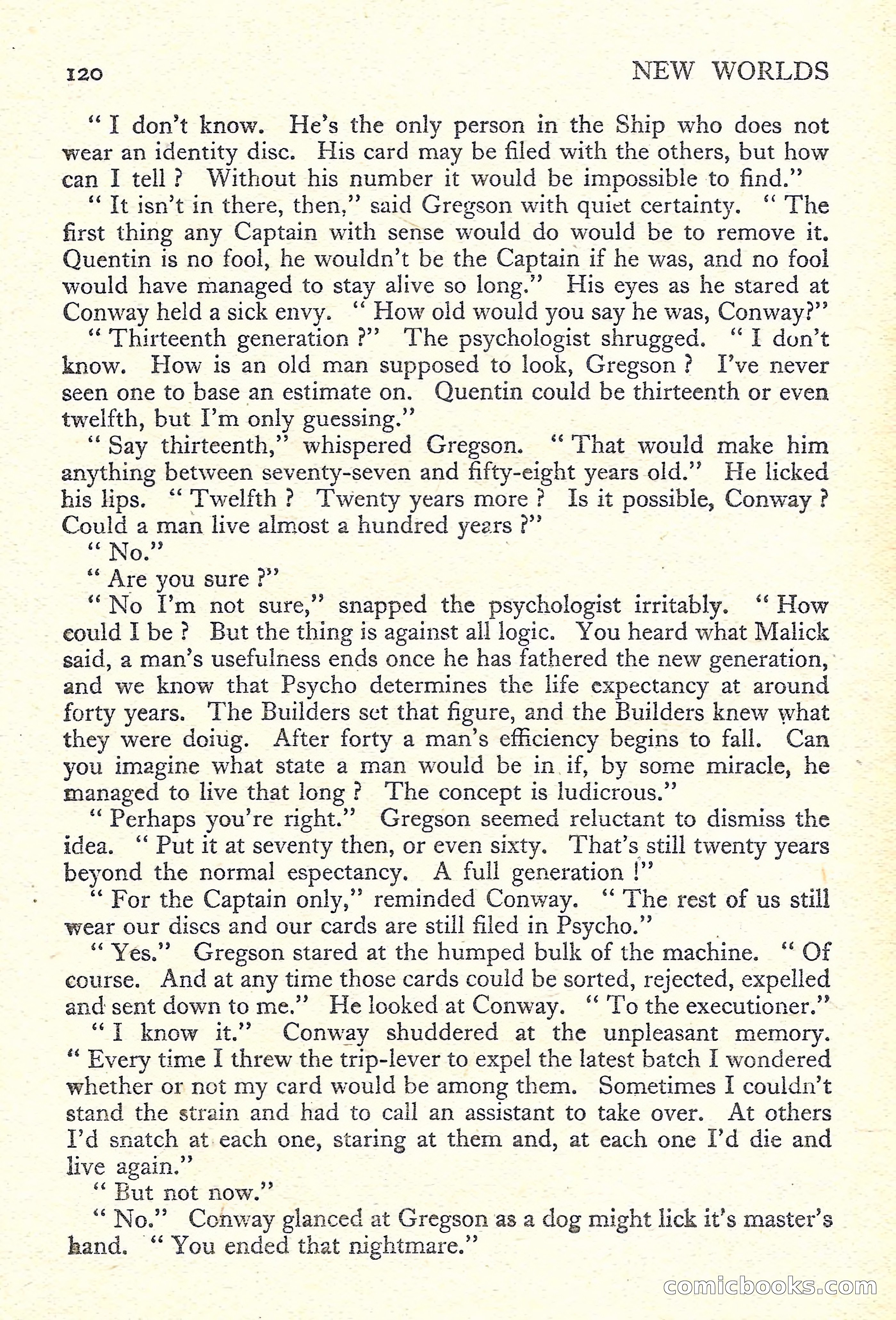 New Worlds Science Fiction No. 35 — page 122 of 132