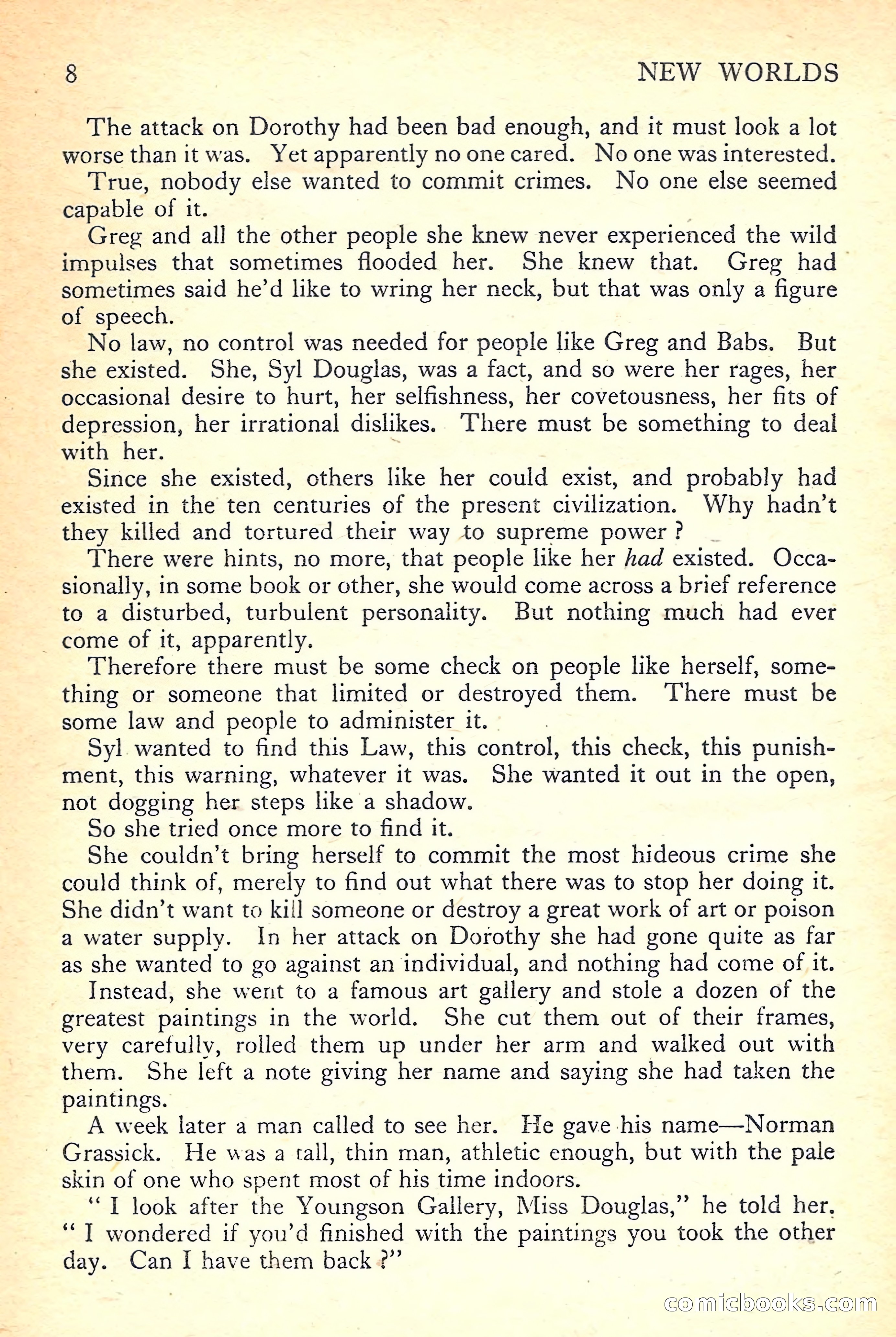 New Worlds Science Fiction No. 36 — page 10 of 132