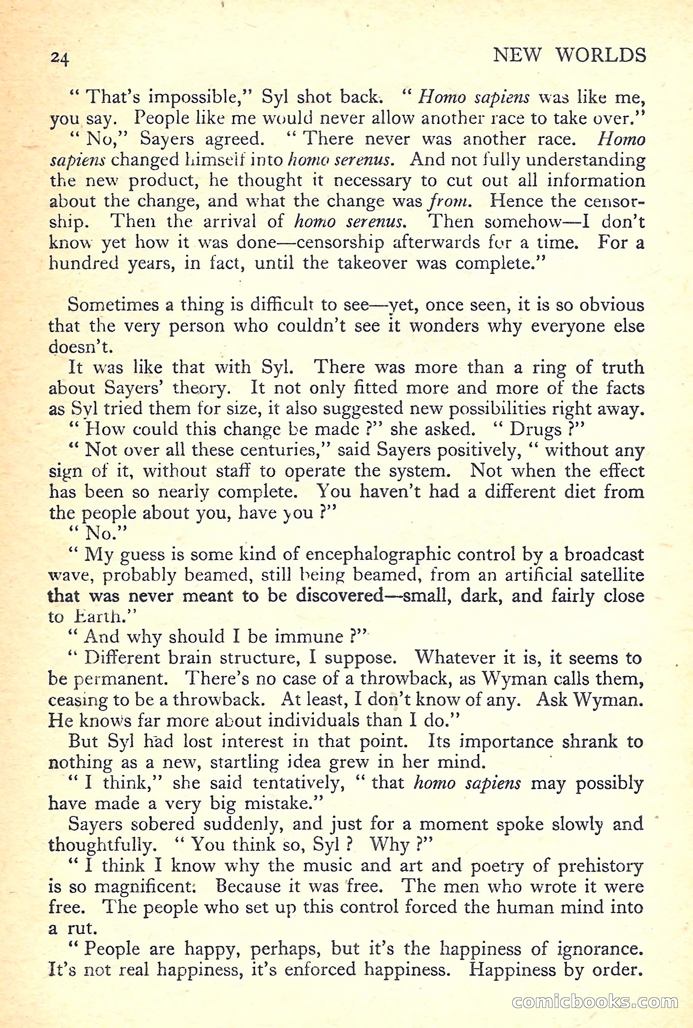 New Worlds Science Fiction No. 36 — page 26 of 132