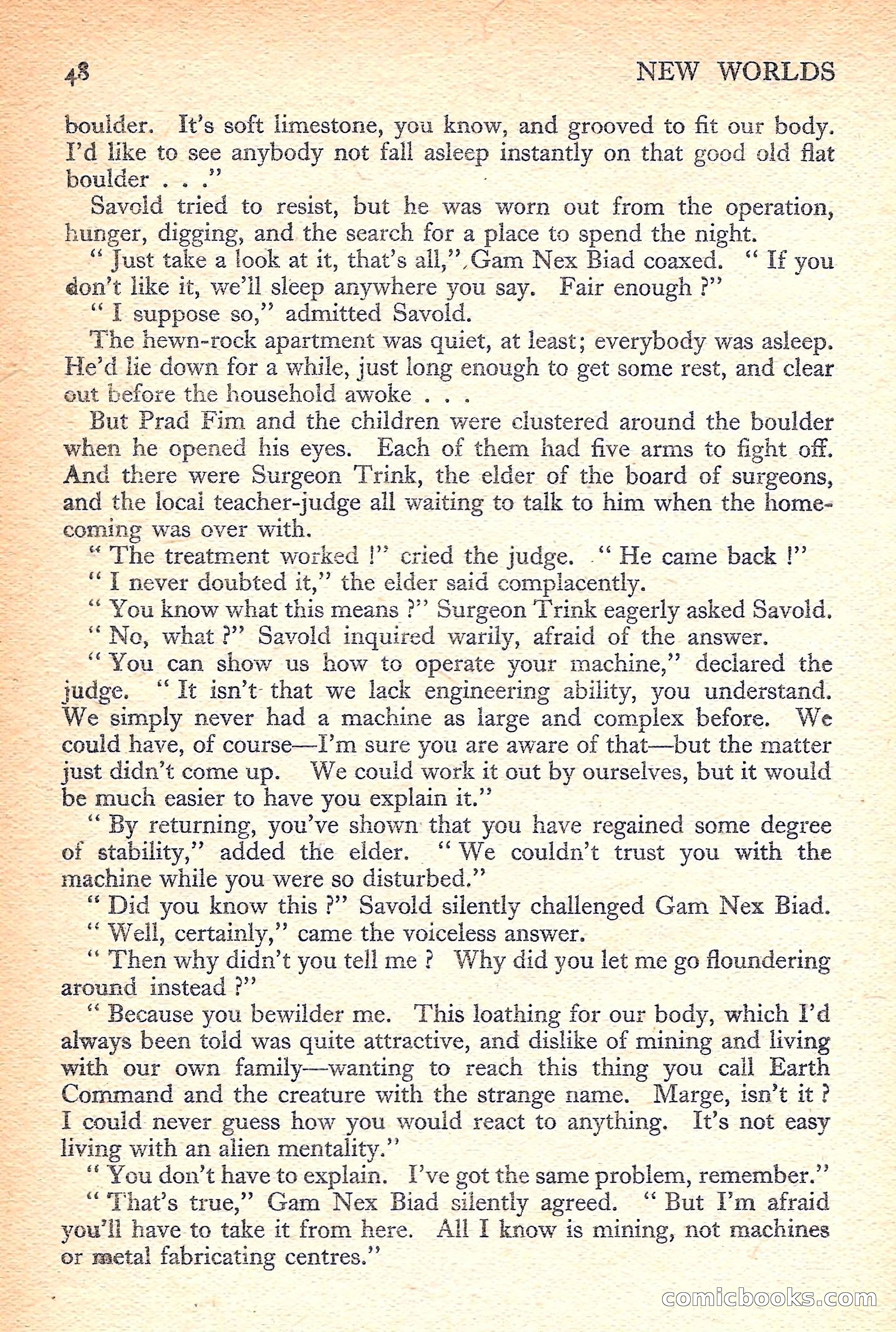 New Worlds Science Fiction No. 36 — page 50 of 132
