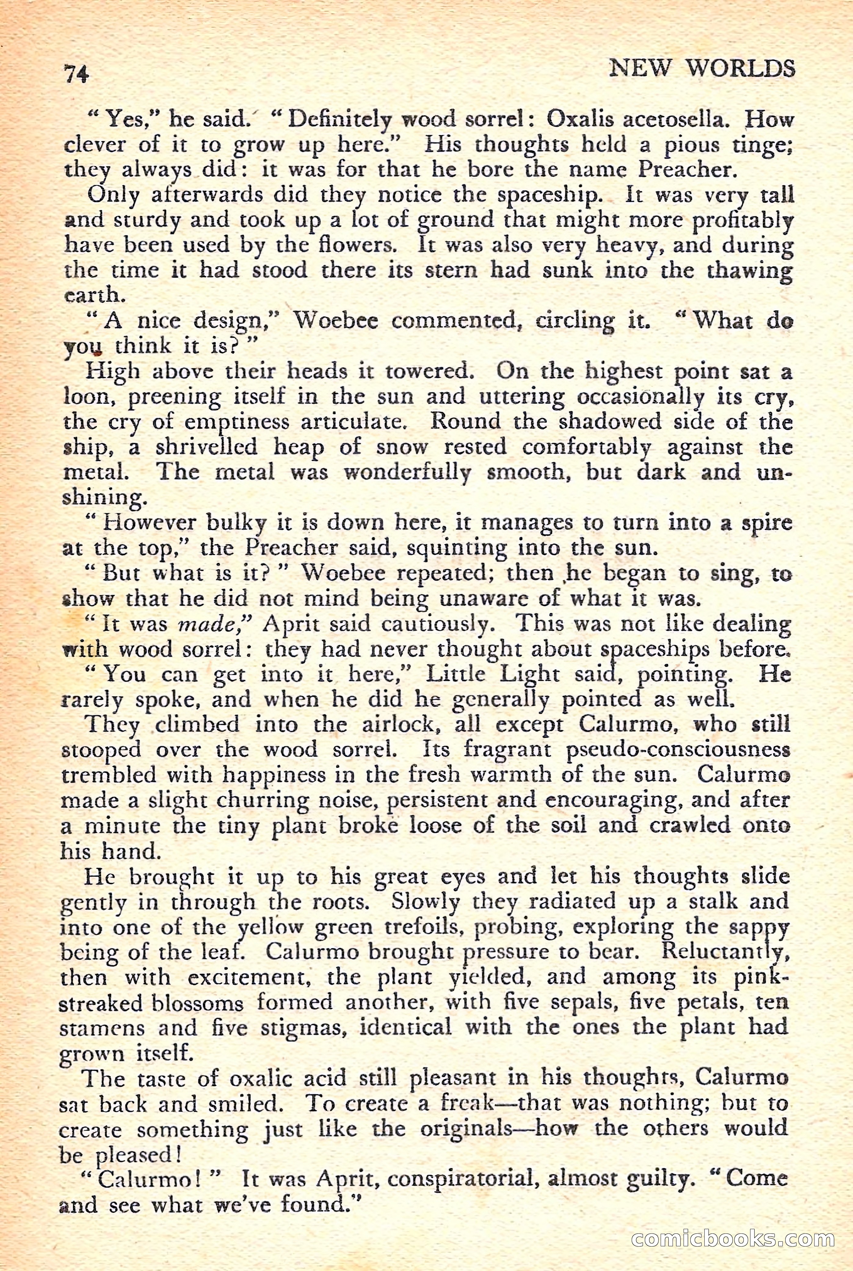 New Worlds Science Fiction No. 36 — page 76 of 132