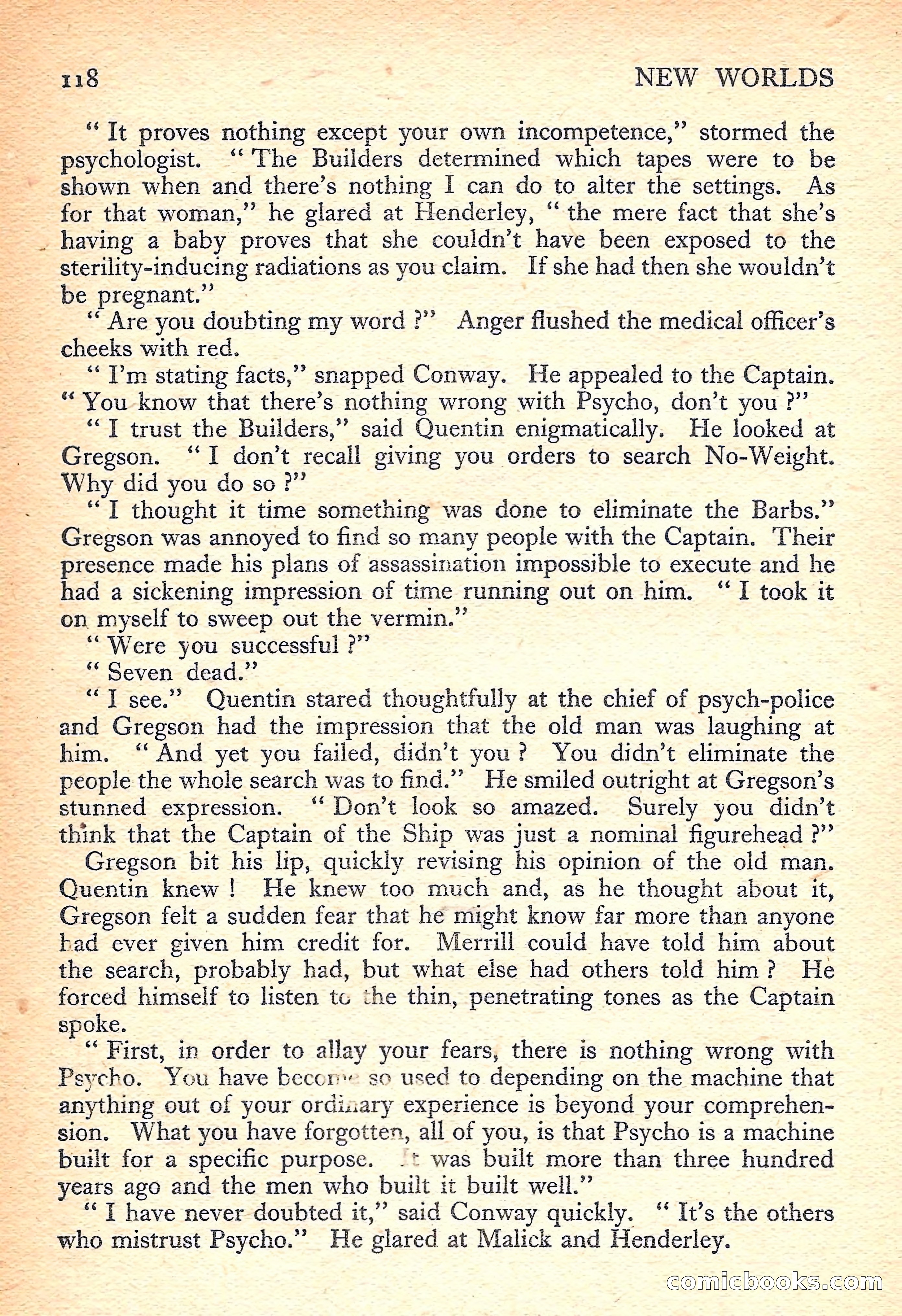 New Worlds Science Fiction No. 36 — page 120 of 132