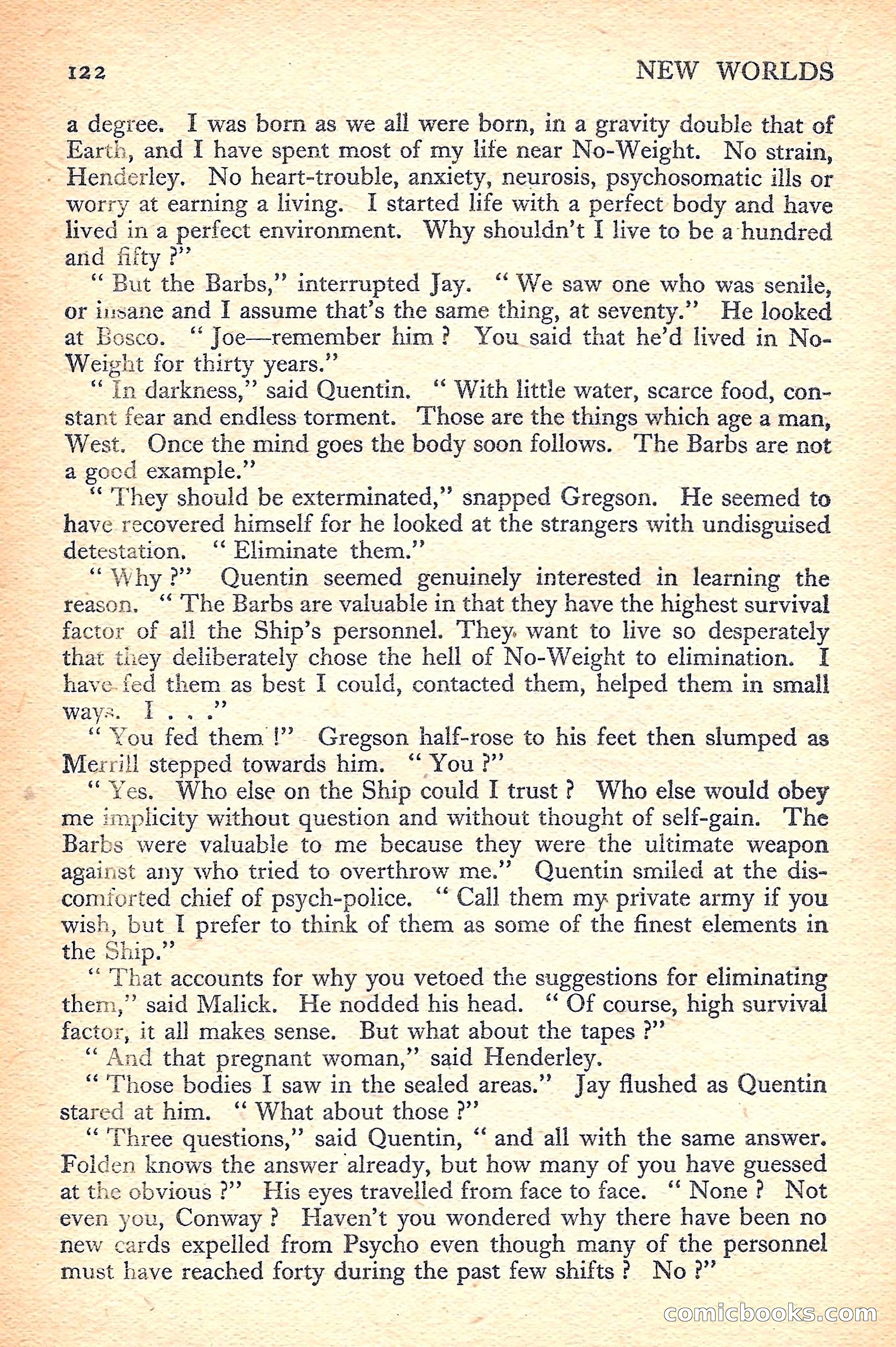 New Worlds Science Fiction No. 36 — page 124 of 132