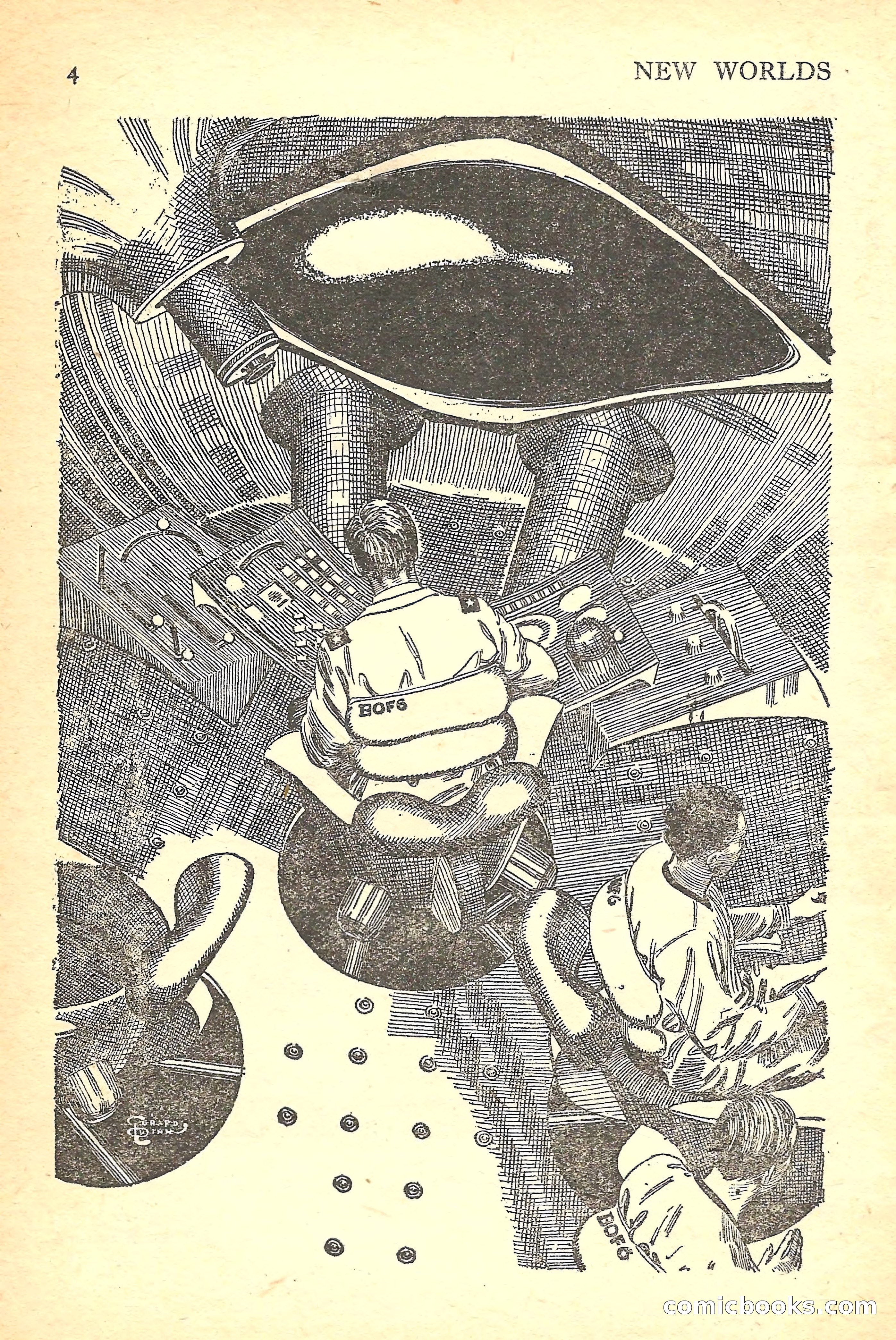 New Worlds Science Fiction No. 37 — page 6 of 132