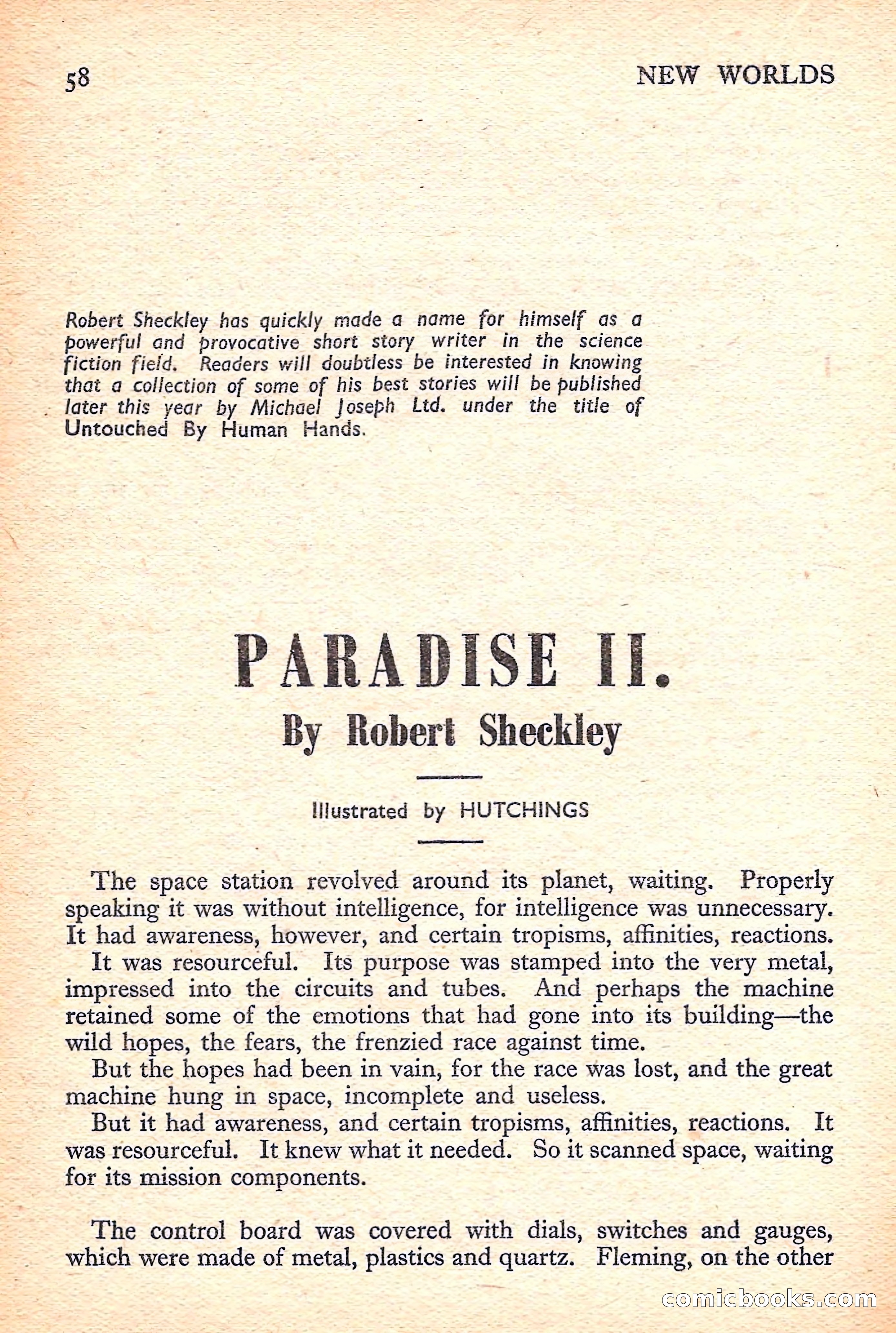 New Worlds Science Fiction No. 37 — page 60 of 132
