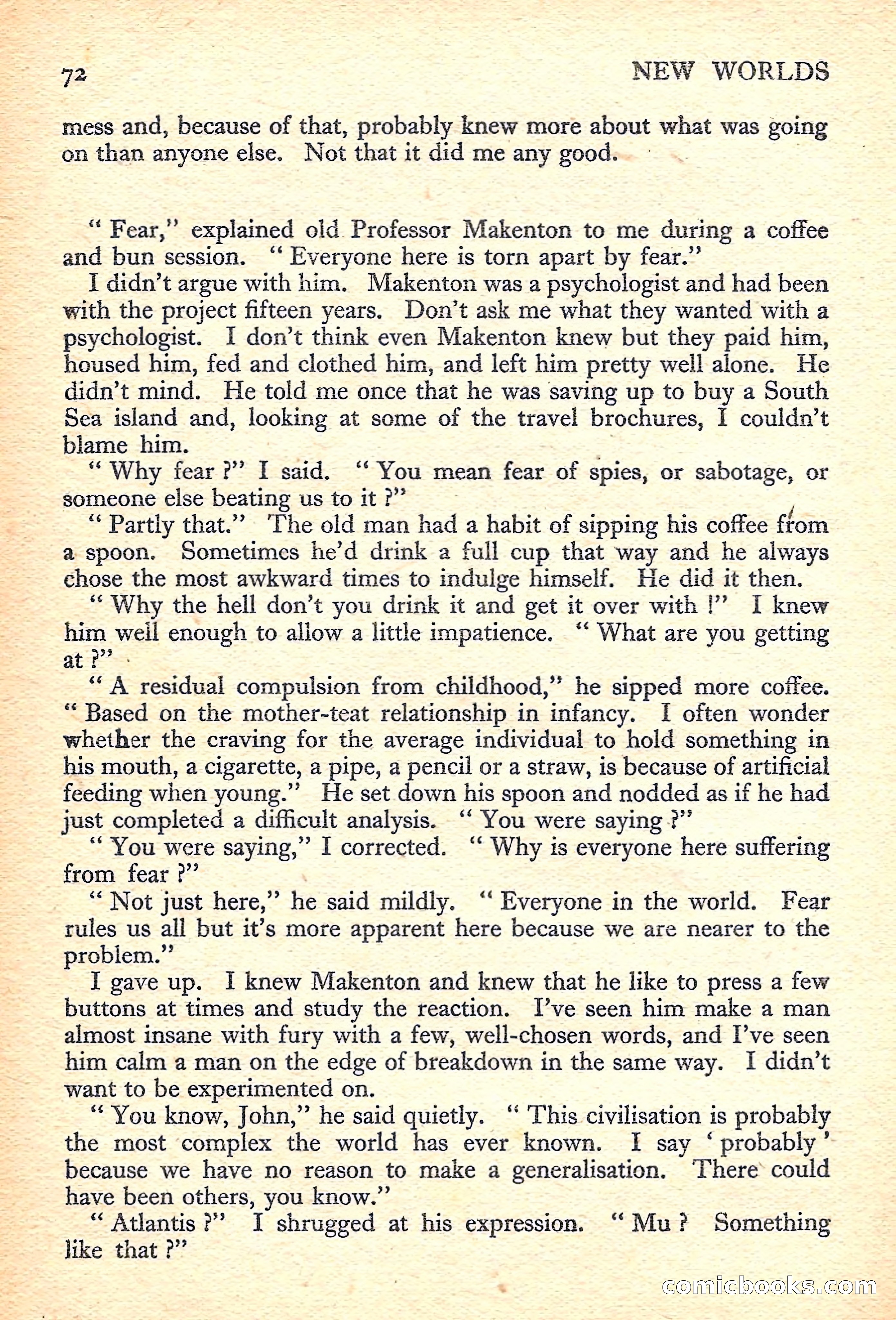 New Worlds Science Fiction No. 37 — page 74 of 132