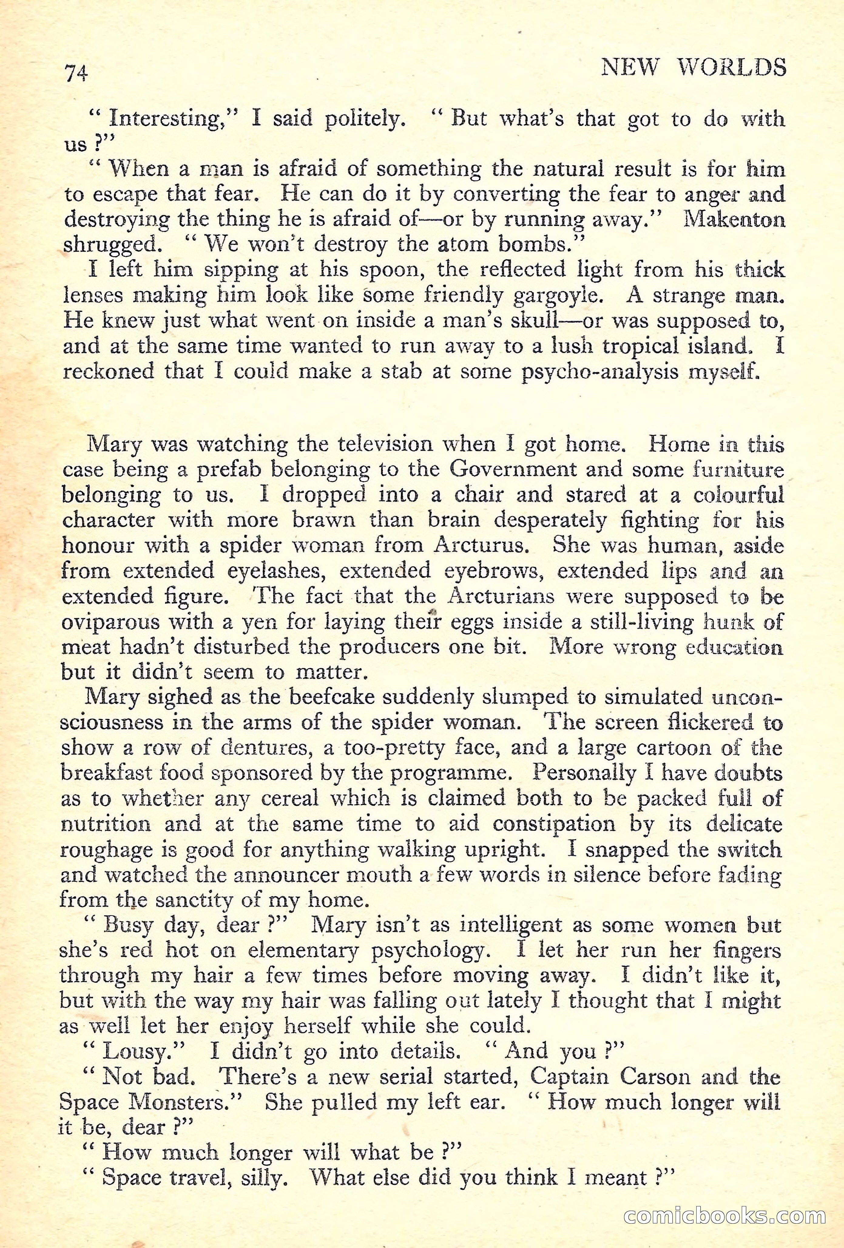 New Worlds Science Fiction No. 37 — page 76 of 132