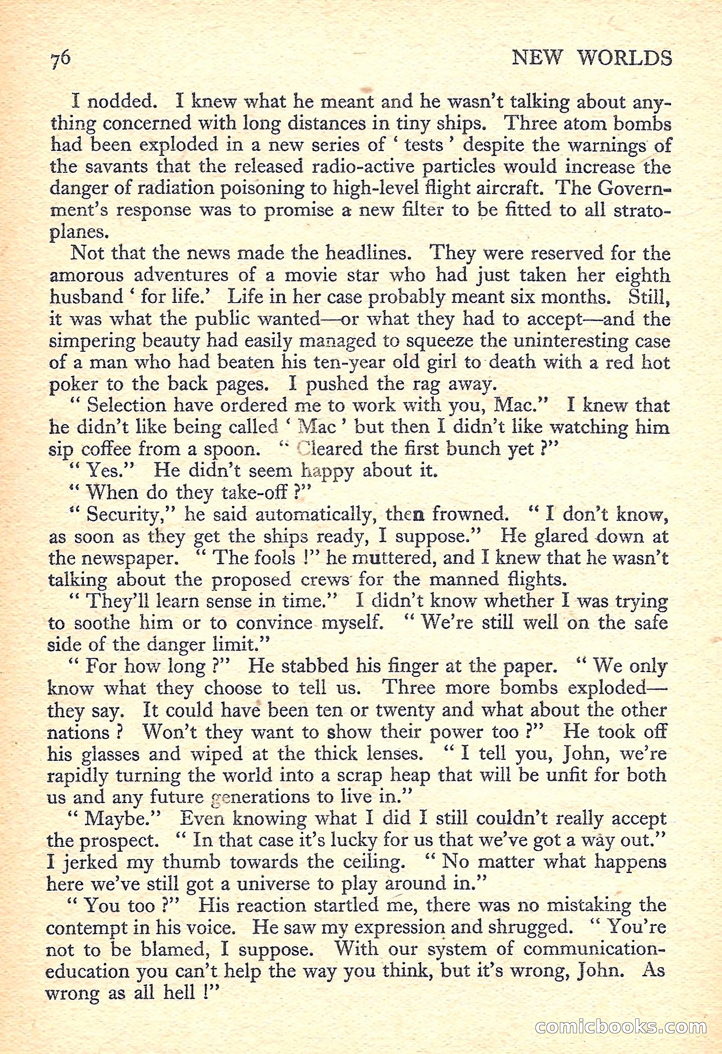 New Worlds Science Fiction No. 37 — page 78 of 132