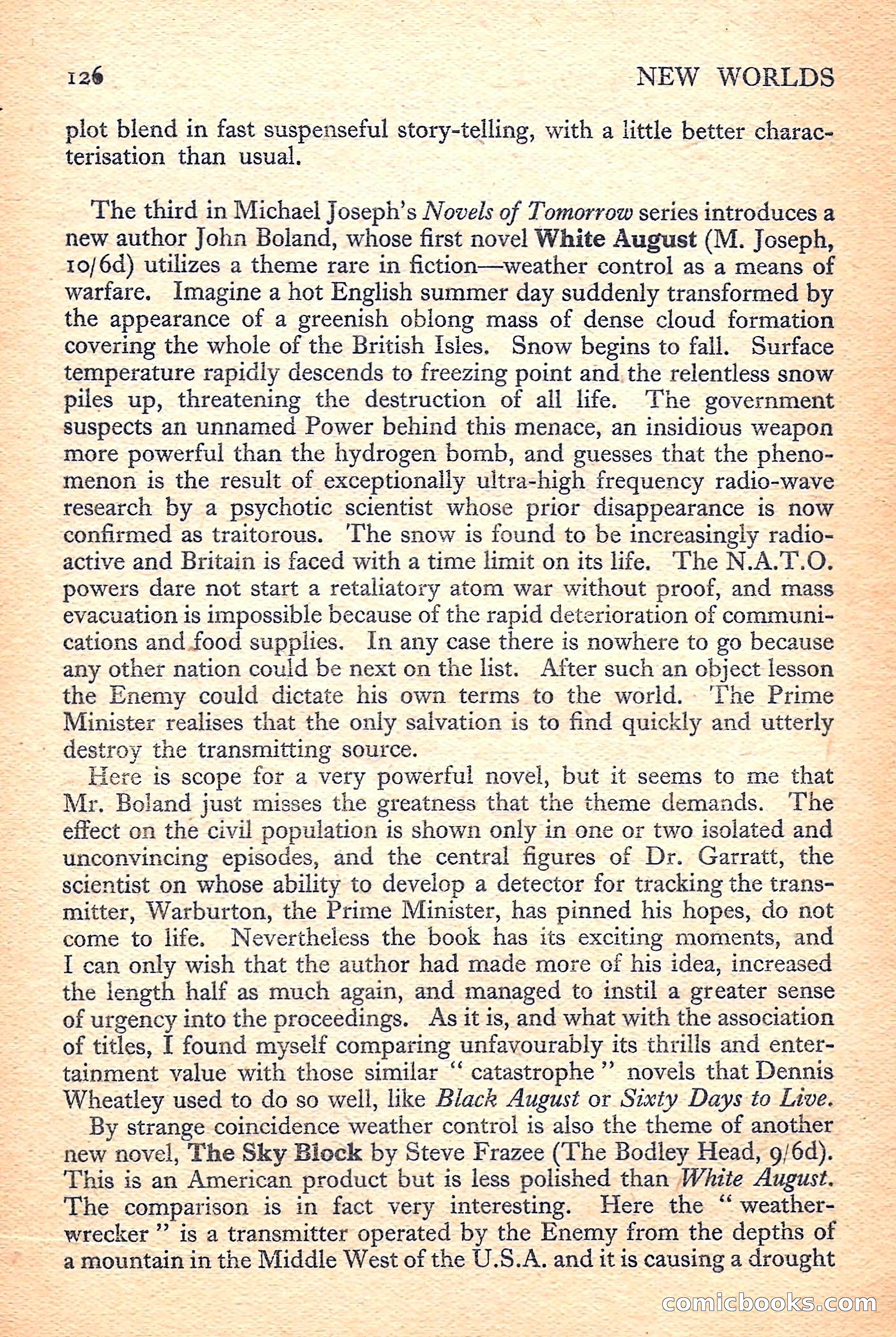 New Worlds Science Fiction No. 37 — page 128 of 132