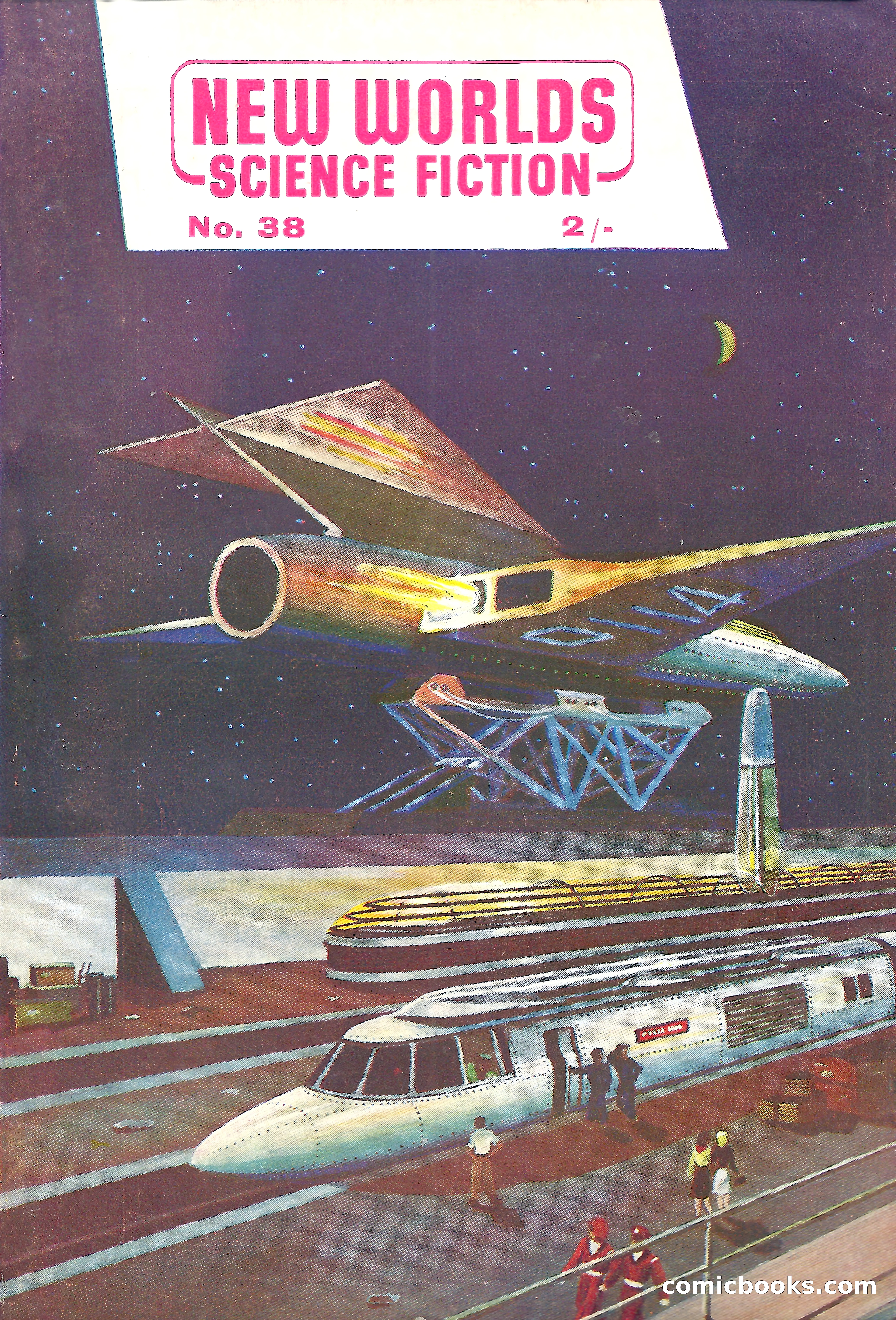 New Worlds Science Fiction No. 38 — page 1 of 132