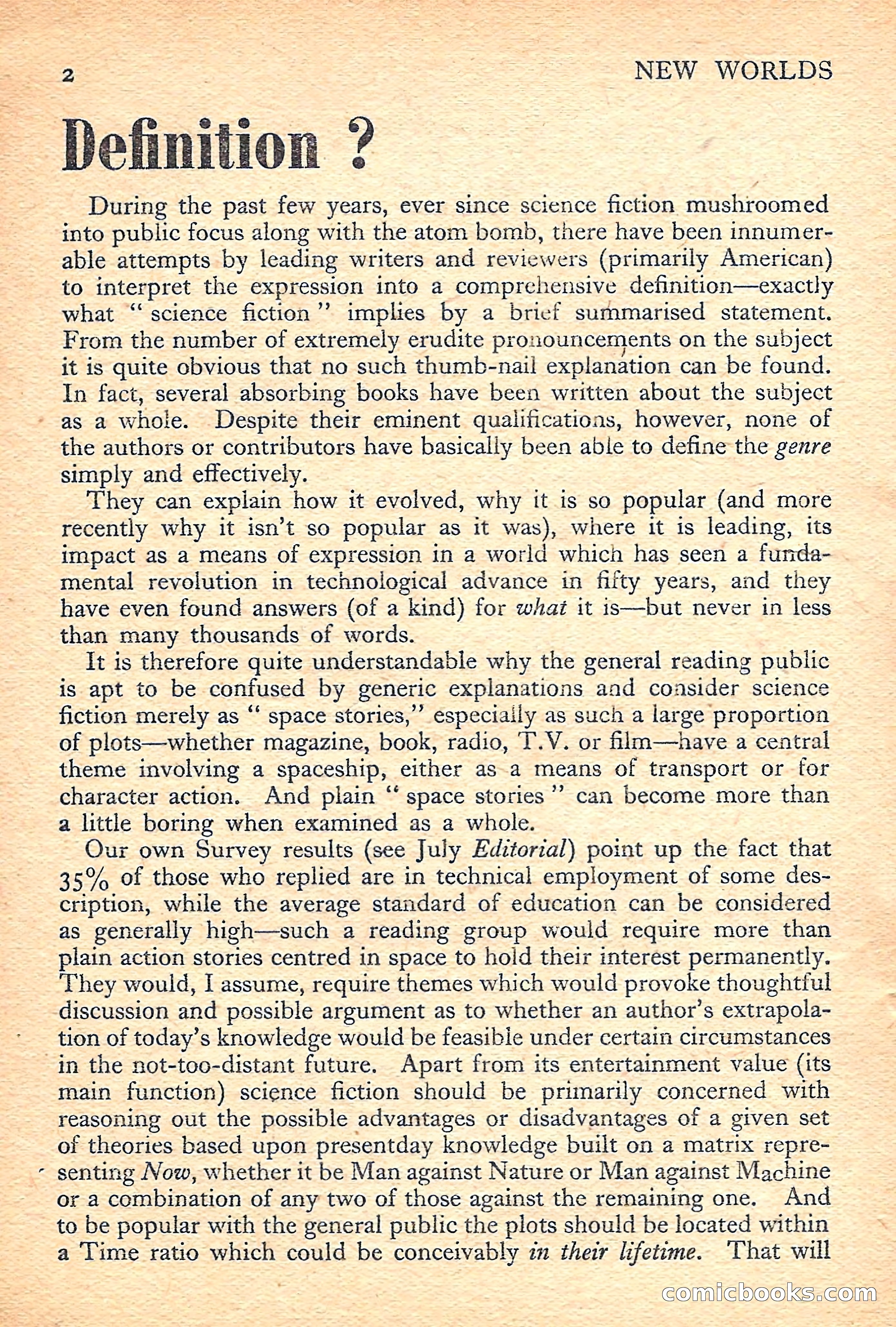 New Worlds Science Fiction No. 38 — page 4 of 132