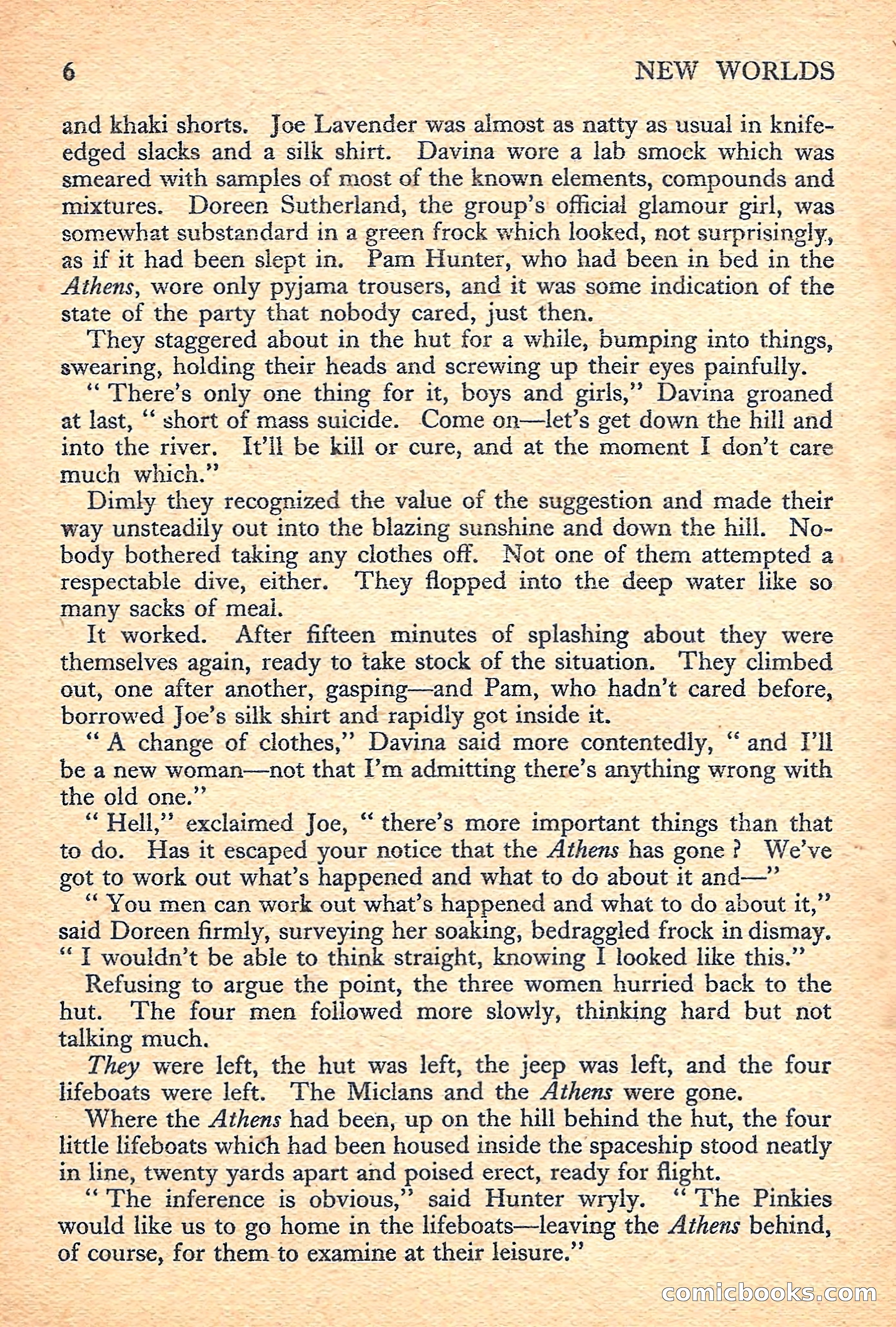 New Worlds Science Fiction No. 38 — page 8 of 132
