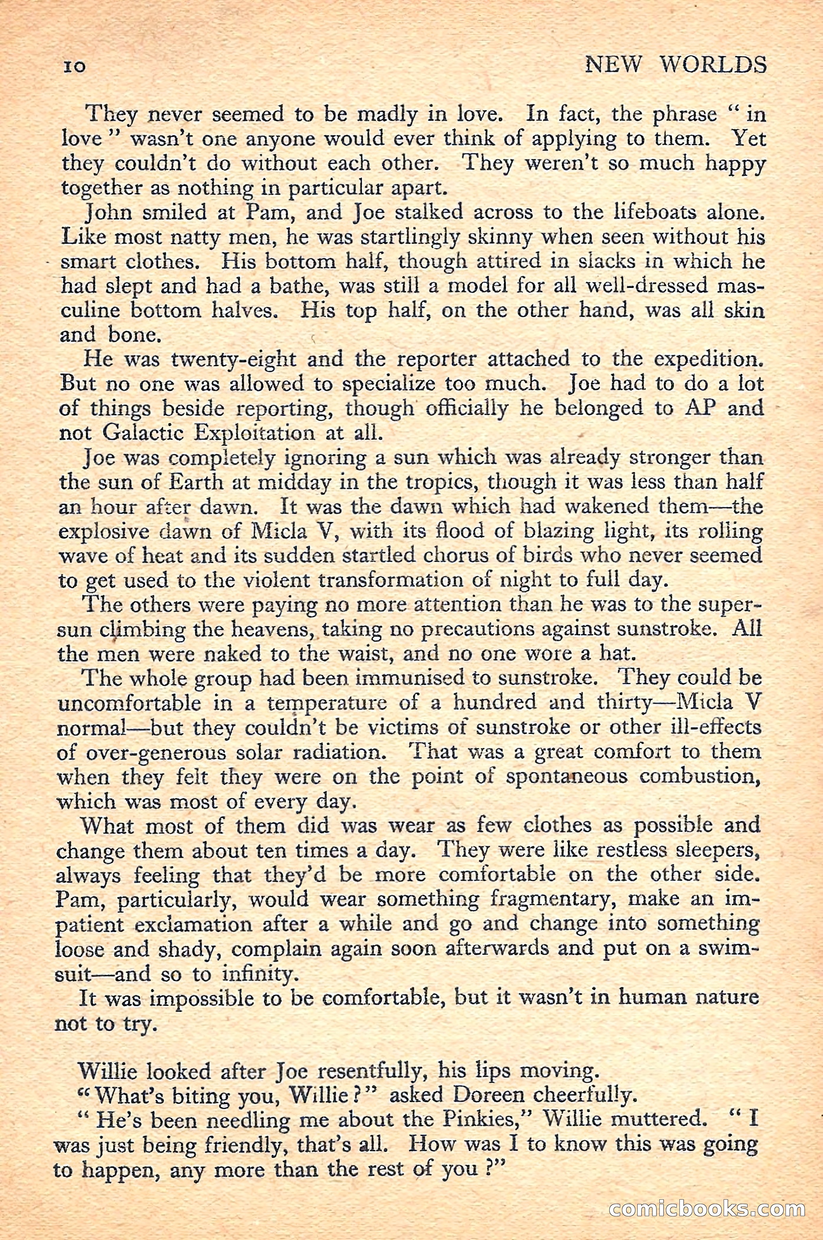 New Worlds Science Fiction No. 38 — page 12 of 132
