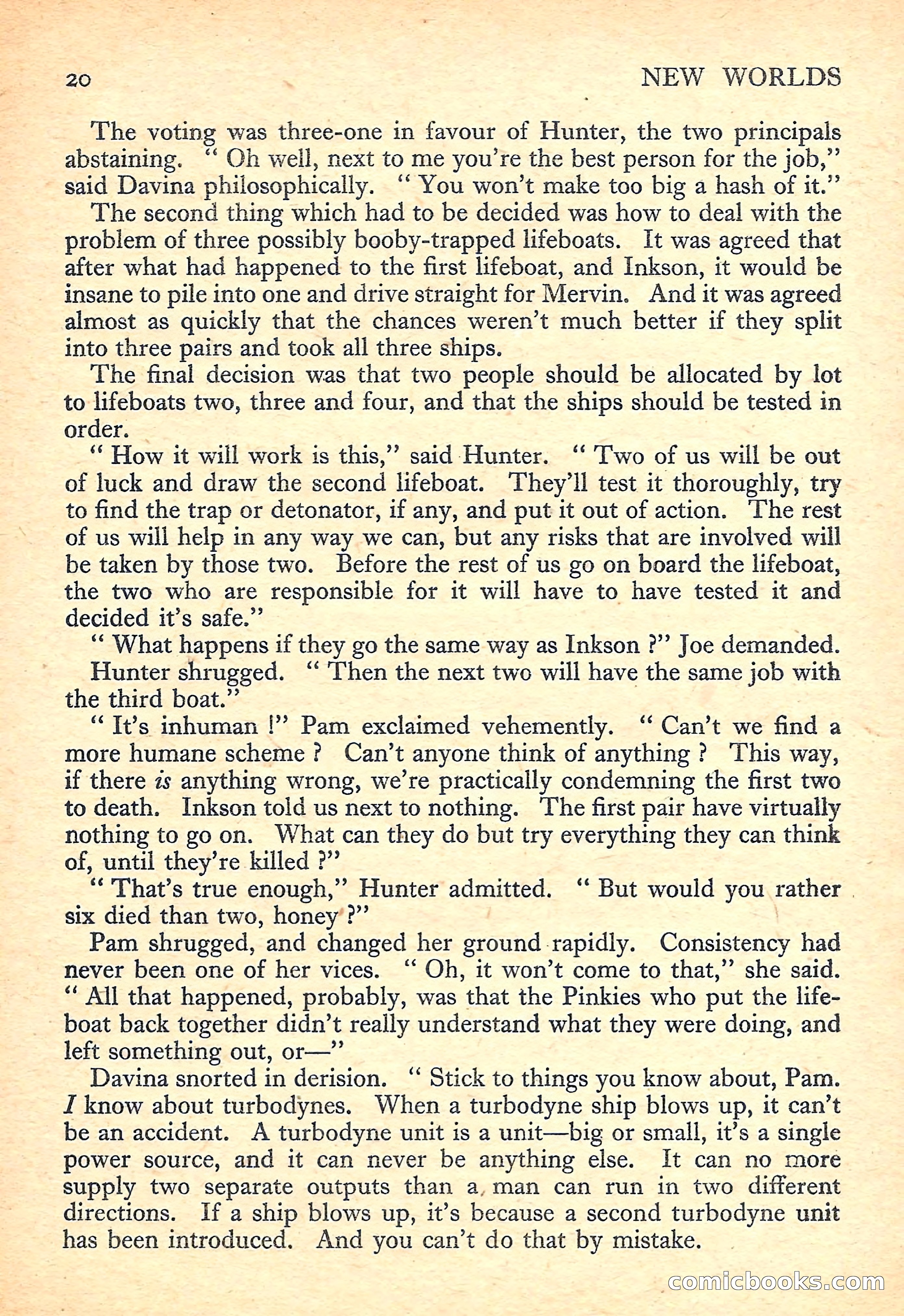 New Worlds Science Fiction No. 38 — page 22 of 132