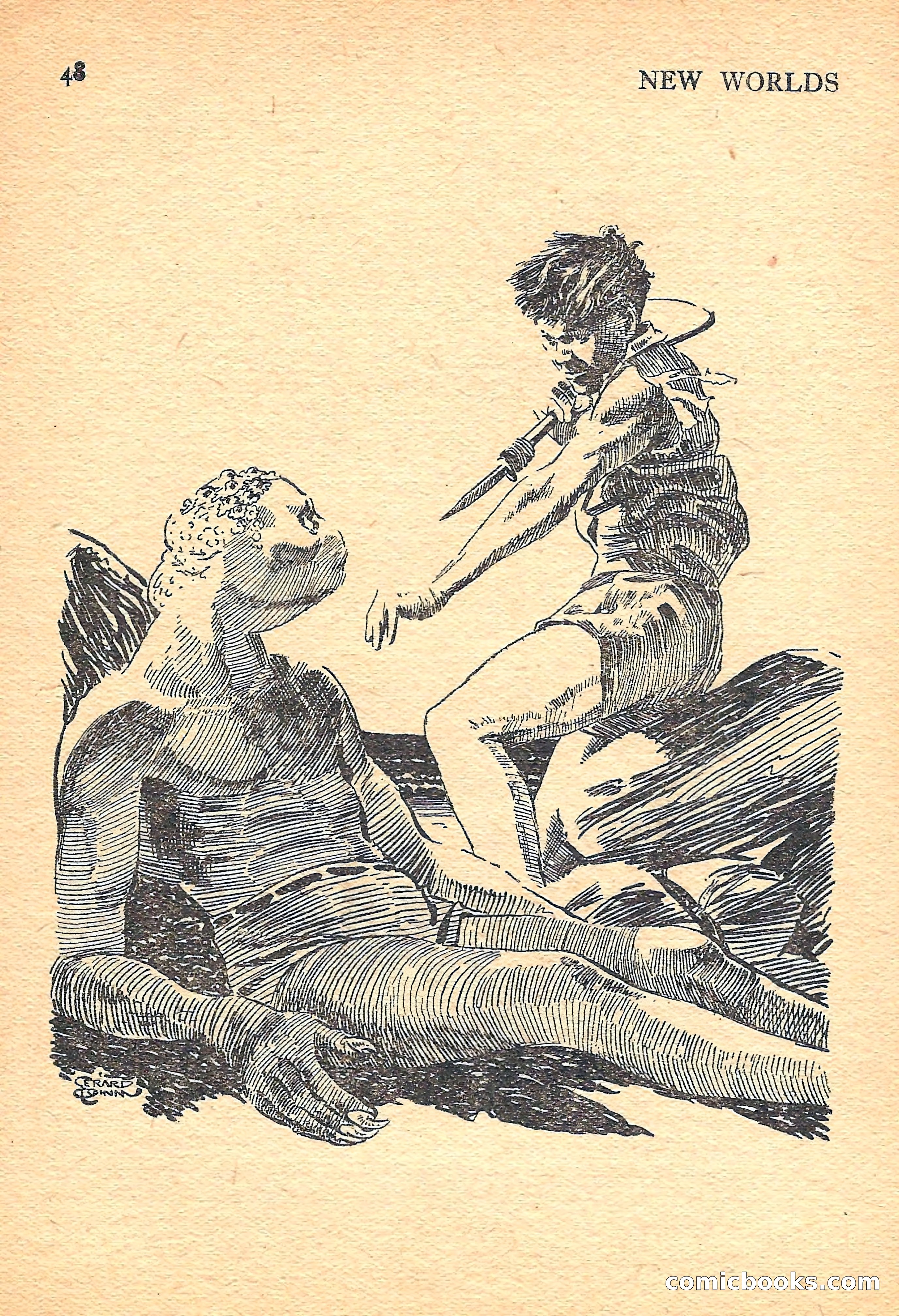 New Worlds Science Fiction No. 38 — page 50 of 132