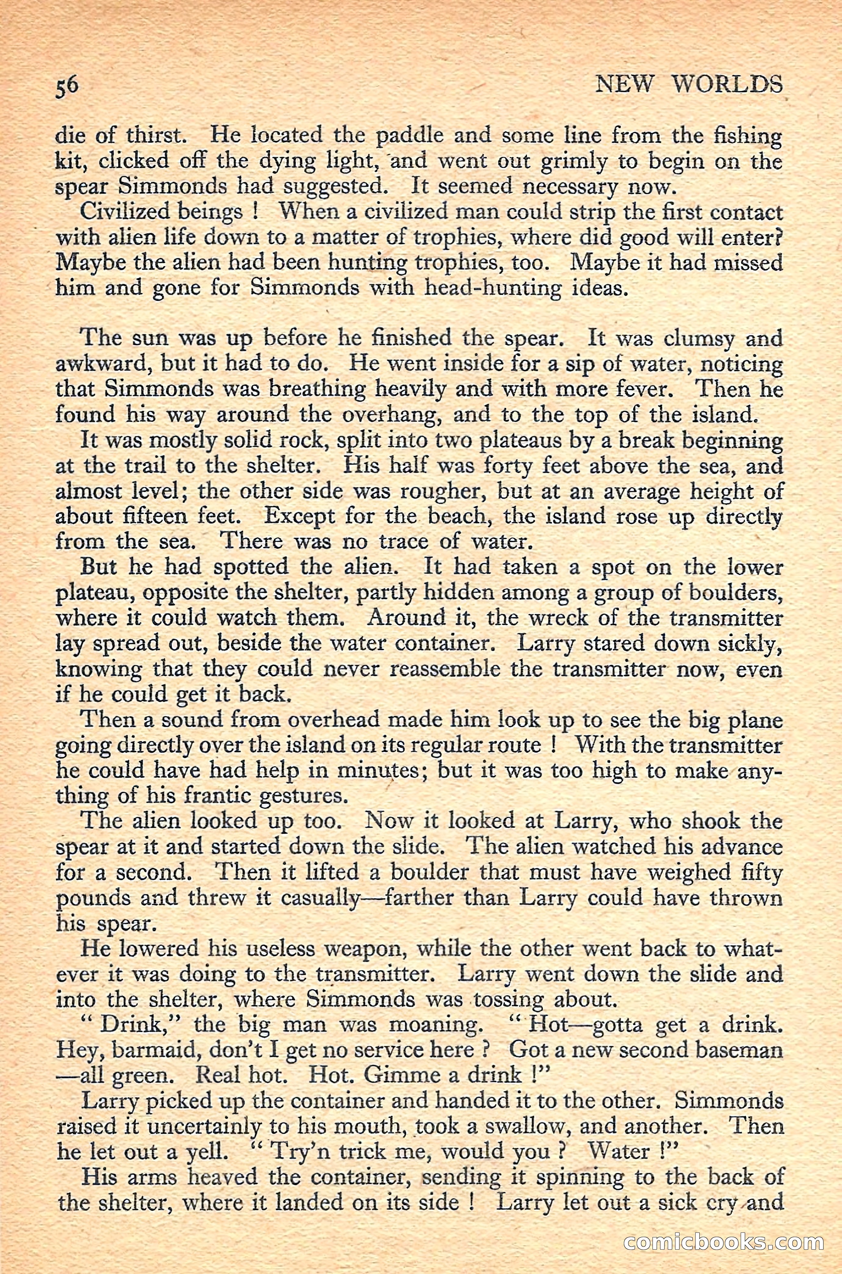 New Worlds Science Fiction No. 38 — page 58 of 132