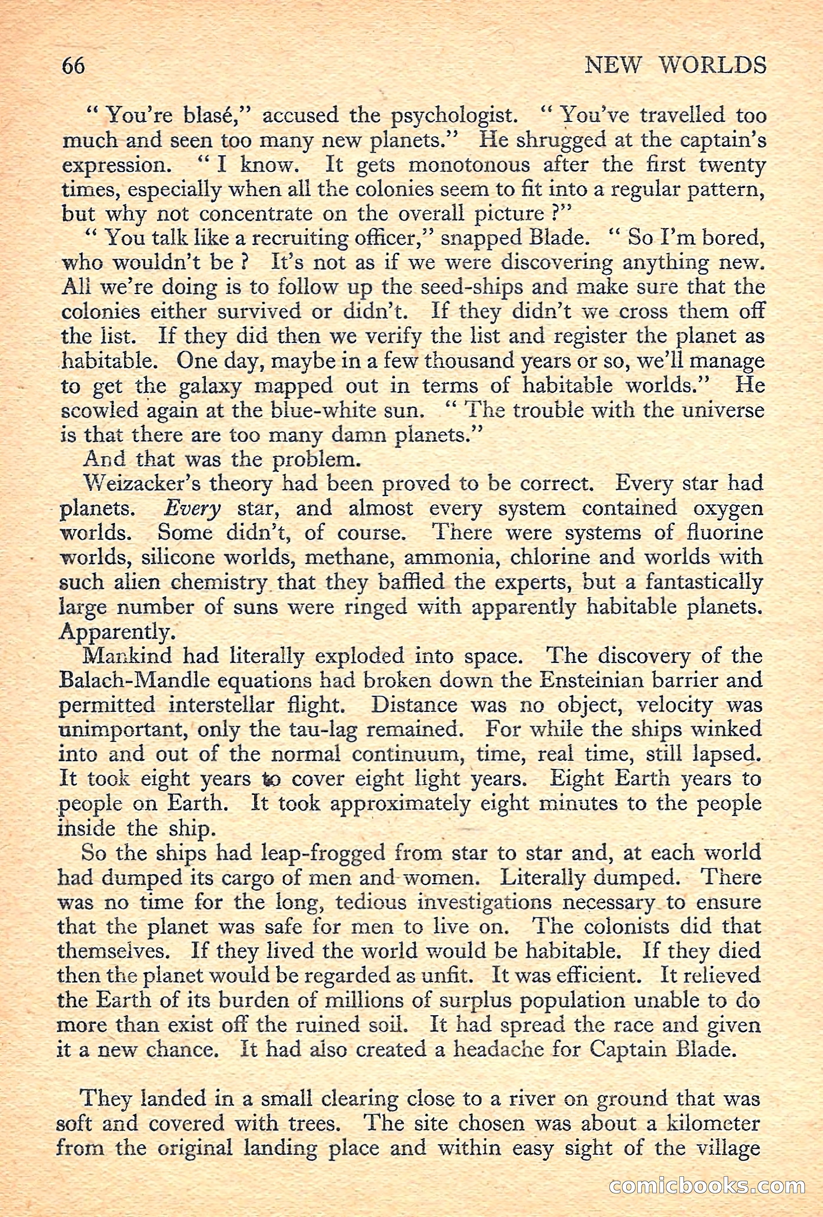 New Worlds Science Fiction No. 38 — page 68 of 132