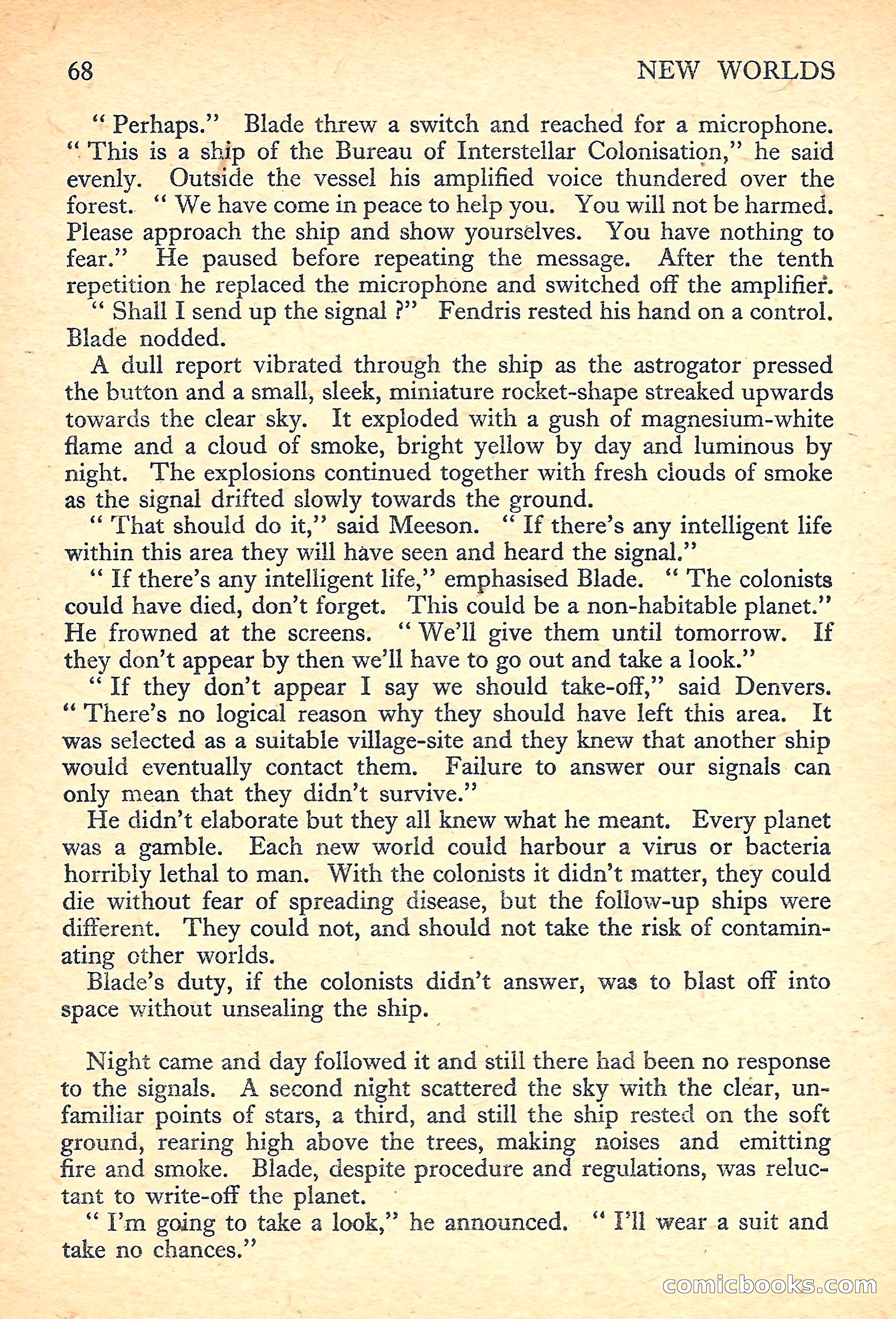 New Worlds Science Fiction No. 38 — page 70 of 132