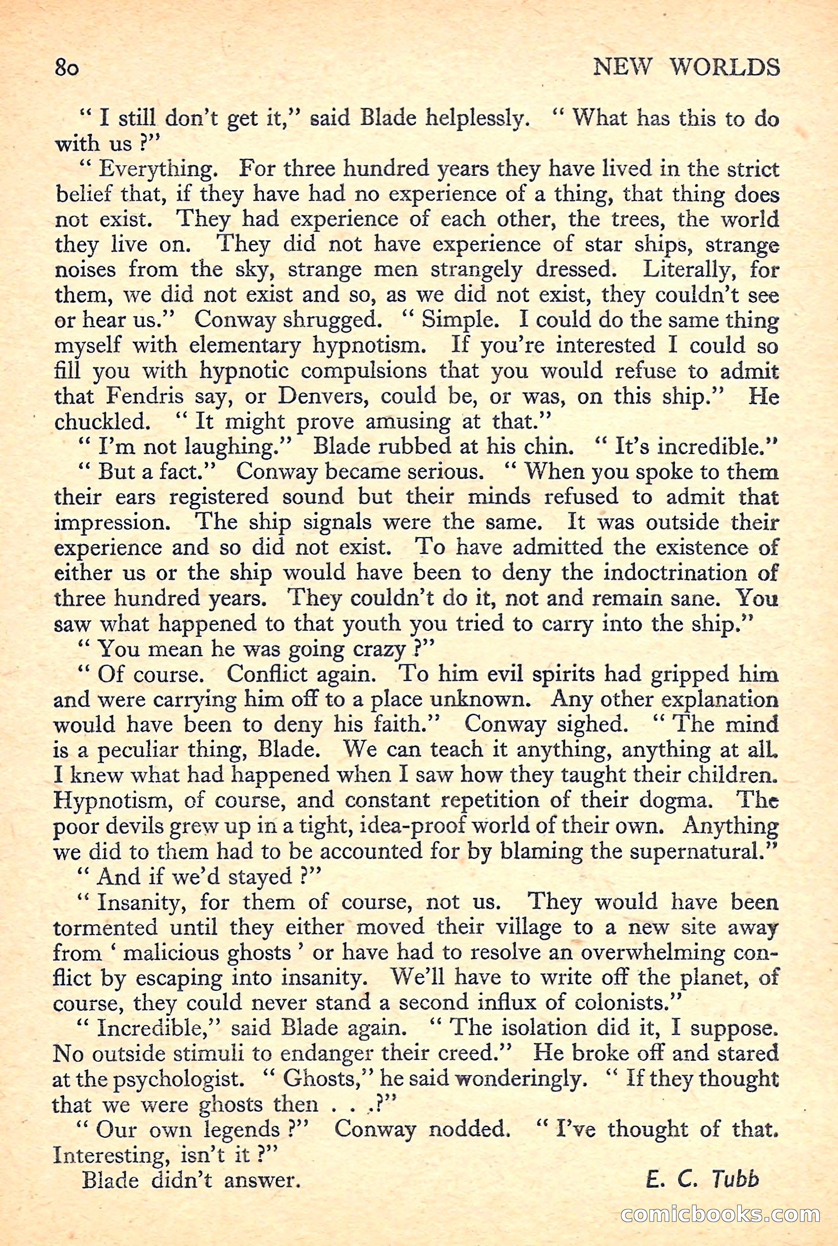 New Worlds Science Fiction No. 38 — page 82 of 132